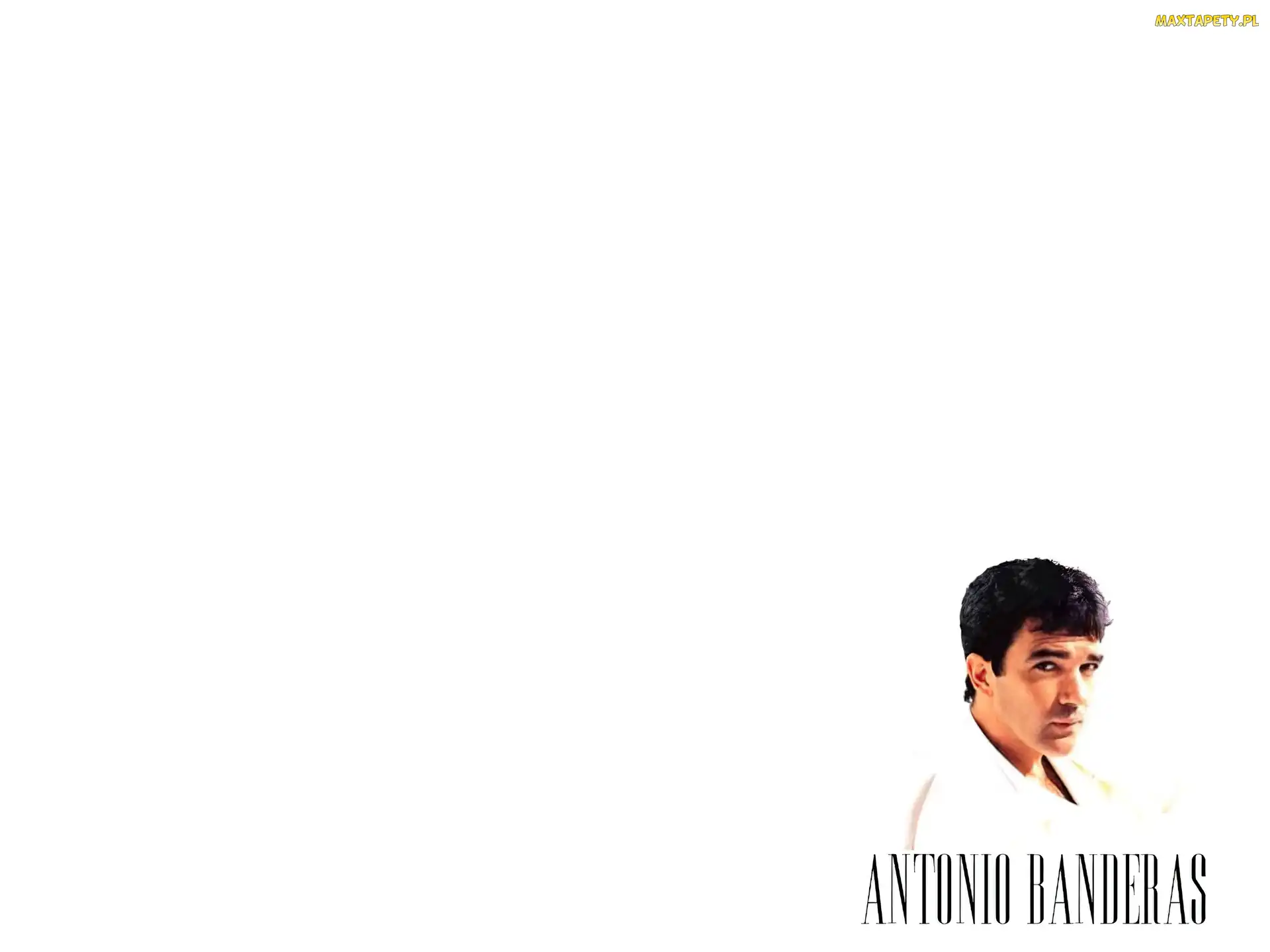 Antonio Banderas, strój, biały