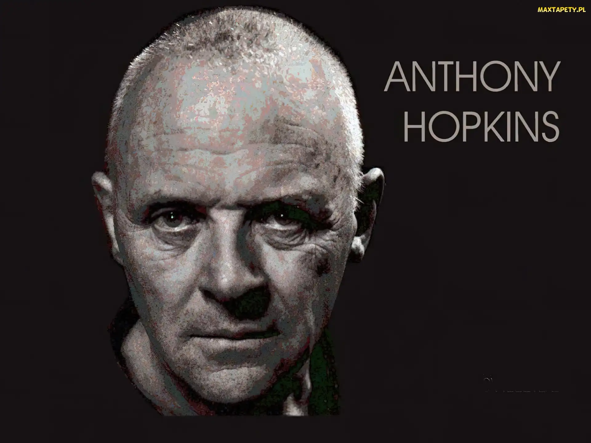 krótkie, włosy, Anthony Hopkins