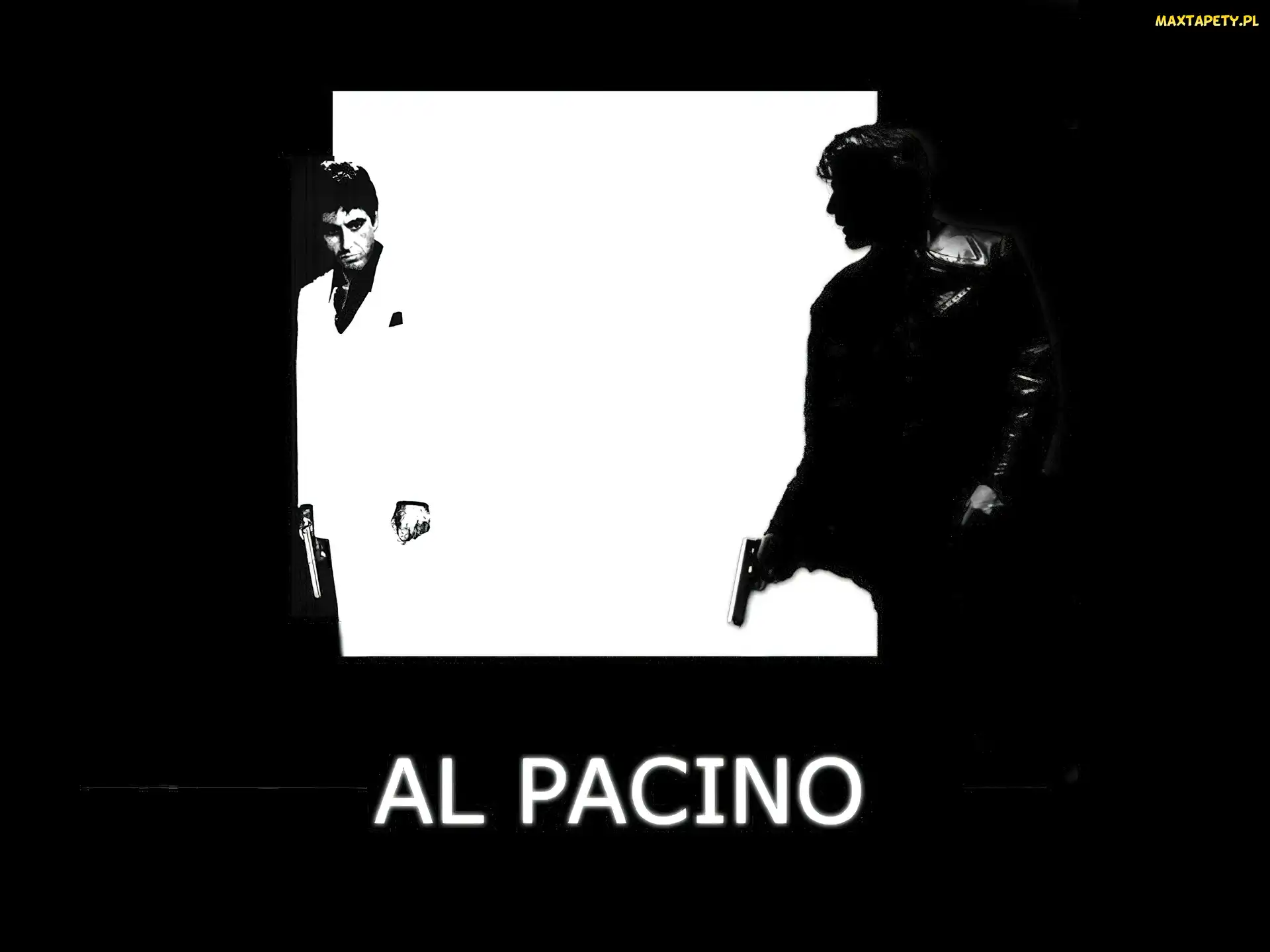 Al Pacino, pistolet, cień