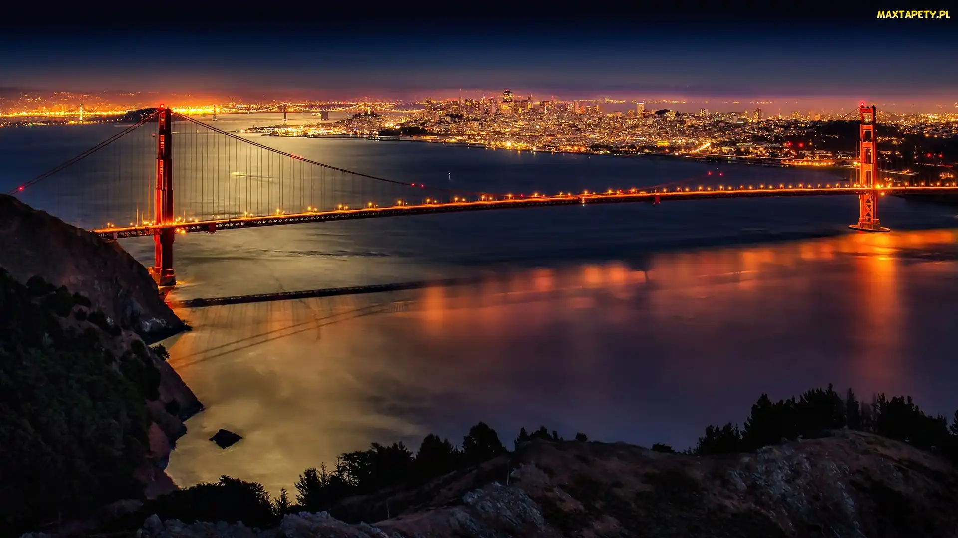 Most, Noc, San Francisco, Golden Gate