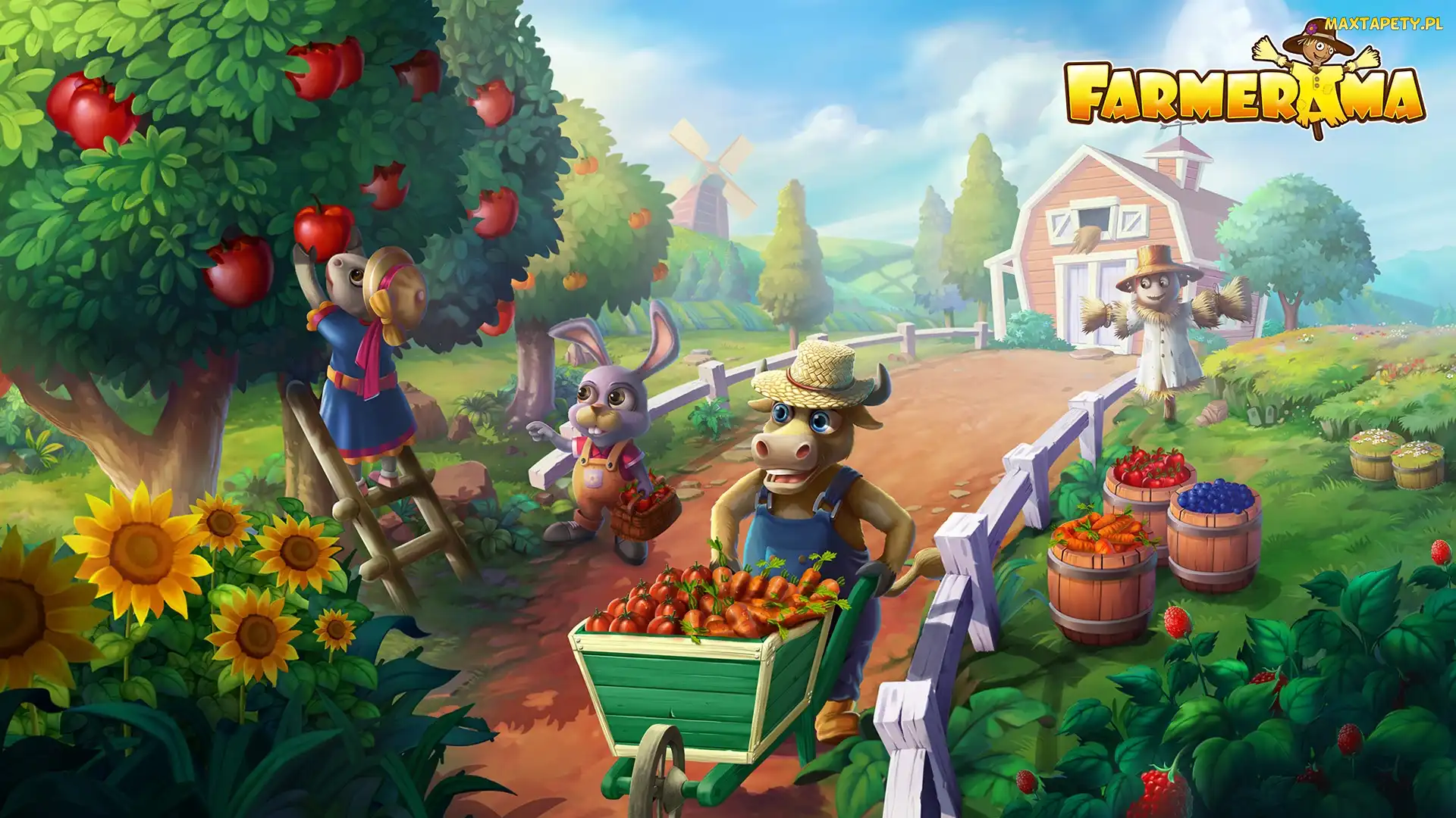 Gra, Farmerama, Animacja, Komputerowa