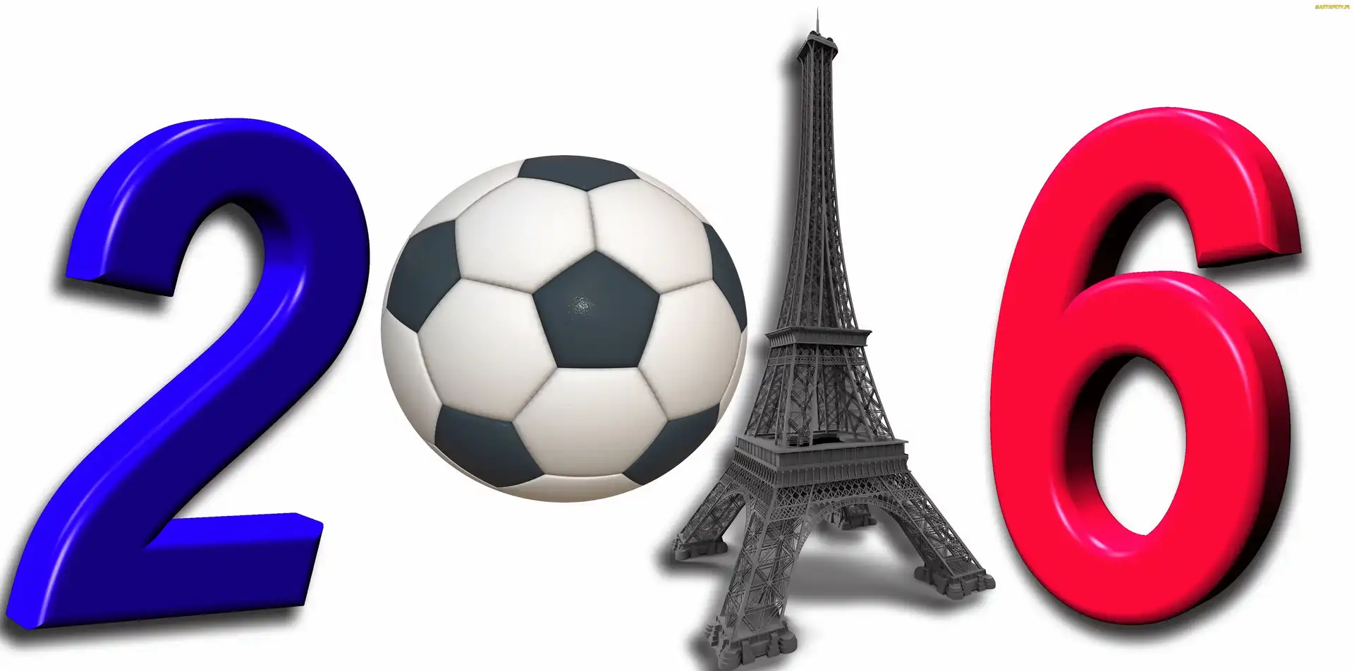 Euro 2016, Eiffla, Wieża, Piłka