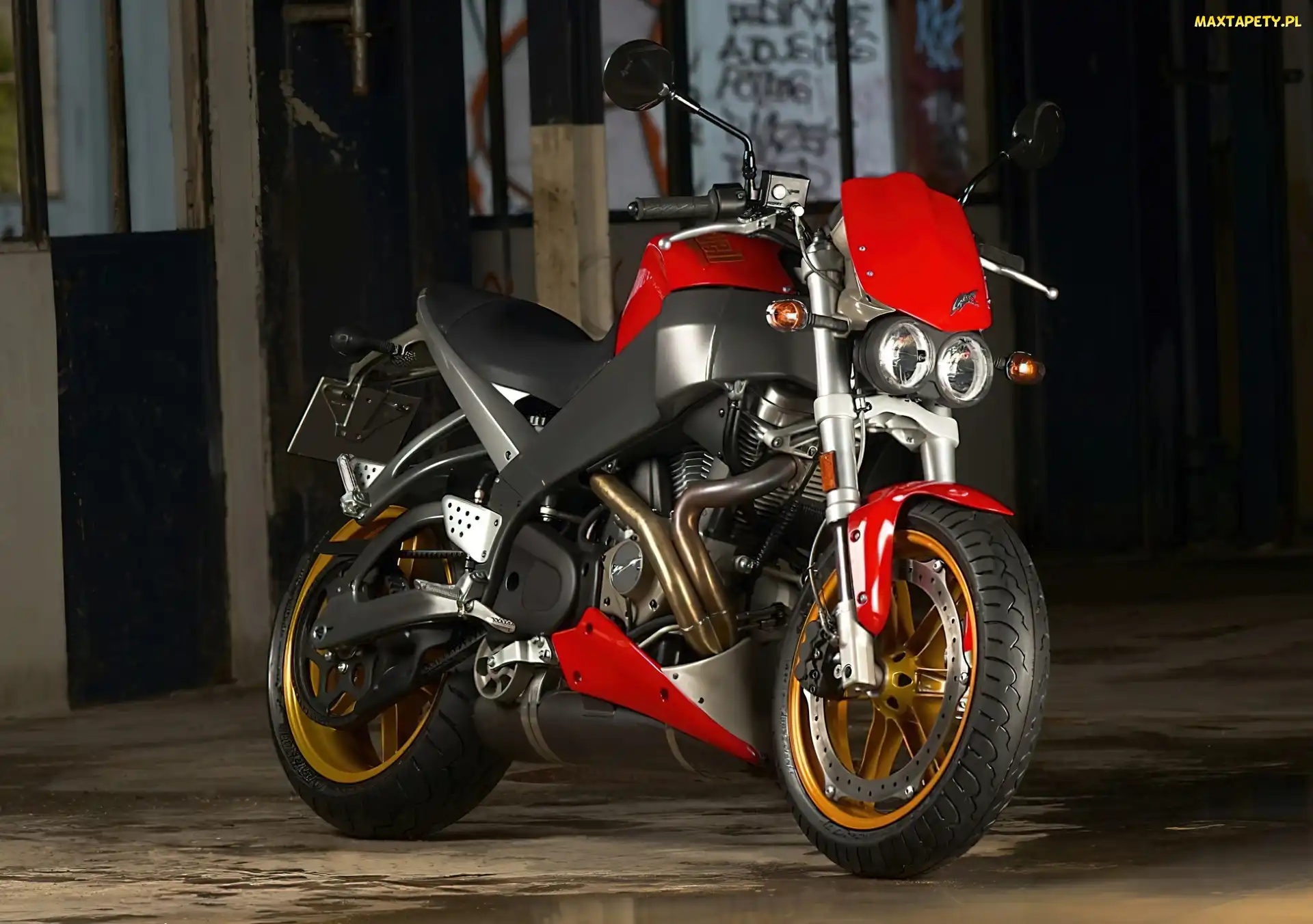 Ścigacze, Sportowe, czerwony, Buell CityX XB9SX