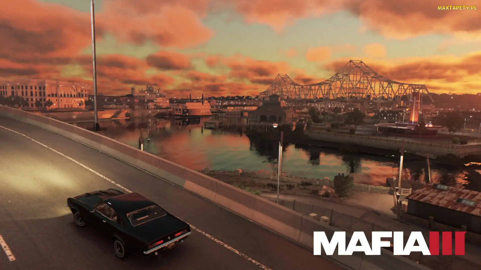 Auto, Most, Miasto, Niebo, Mafia III