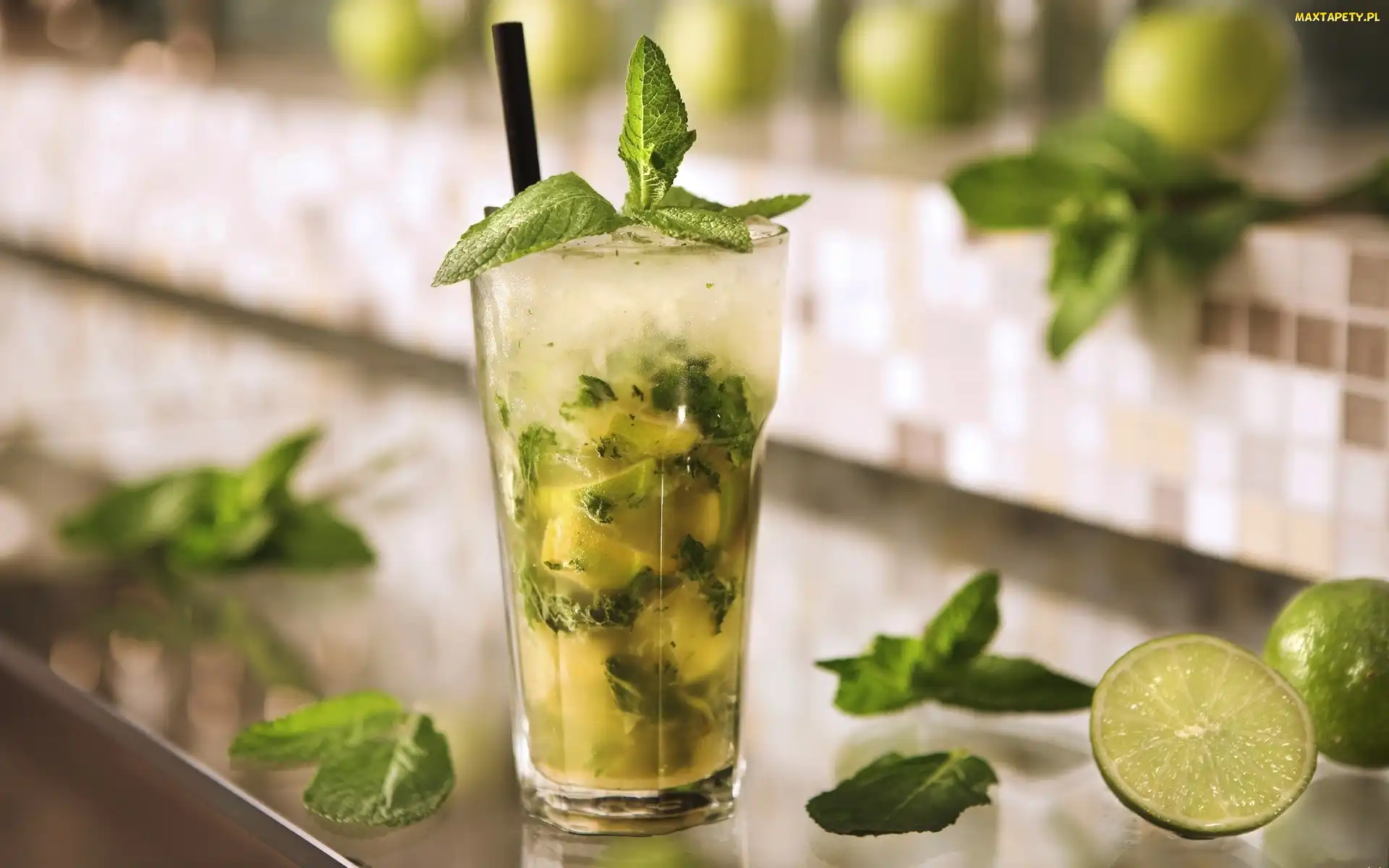 Drink, Mięta, Limonka, Mojito