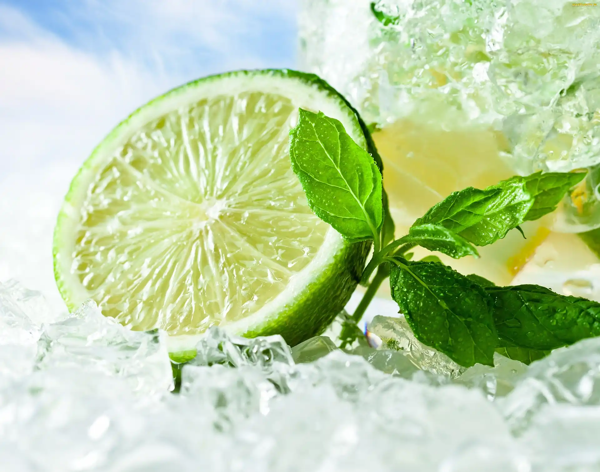 Lód, Listki, Pół, Limonki