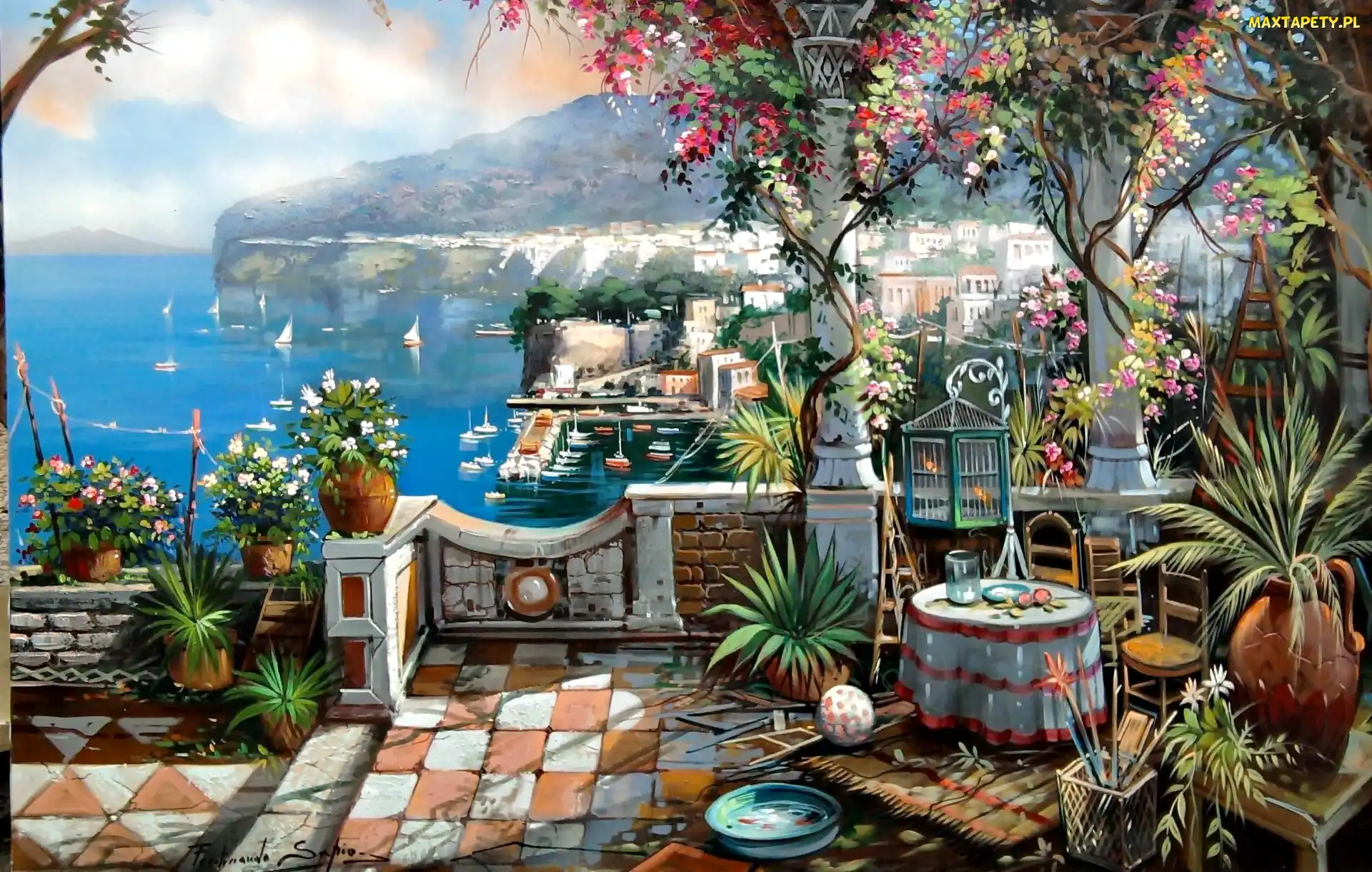 Malarstwo, La Dolce Vita Sorrento, Obraz