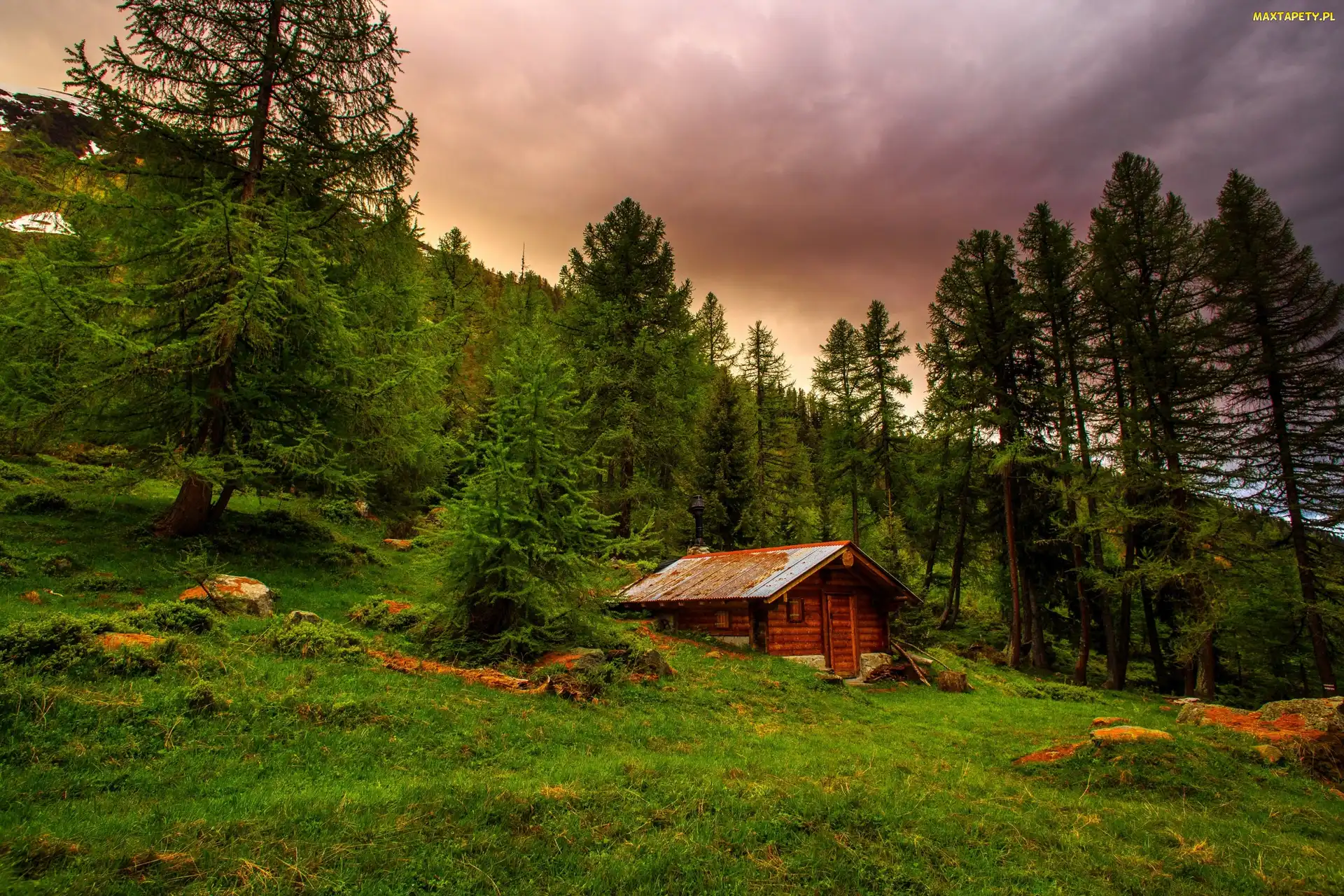 Domek, Szwajcaria, Góry