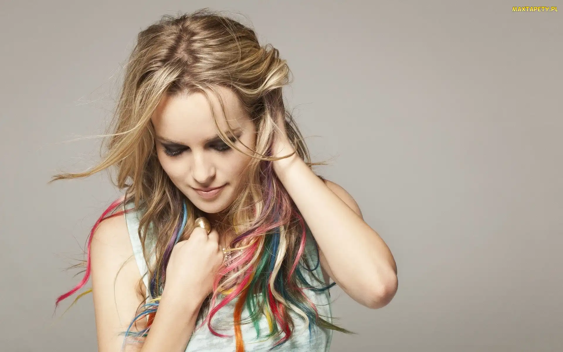 Piosenkarka, Aktorka, Kolorowe, Dziewczyna, Włosy, Bridgit Mendler