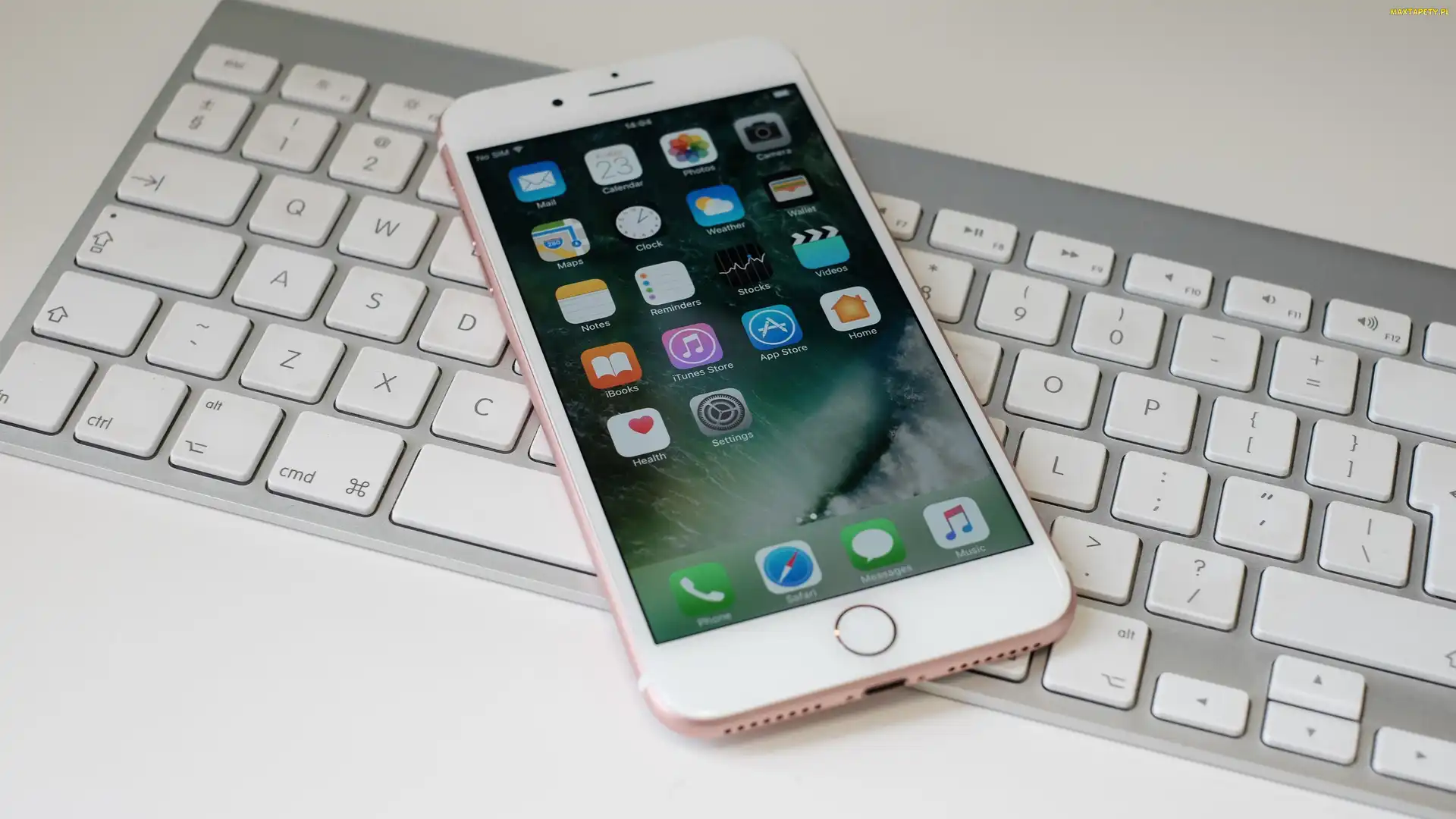 Smartfon, Klawiatura, iPhone 7
