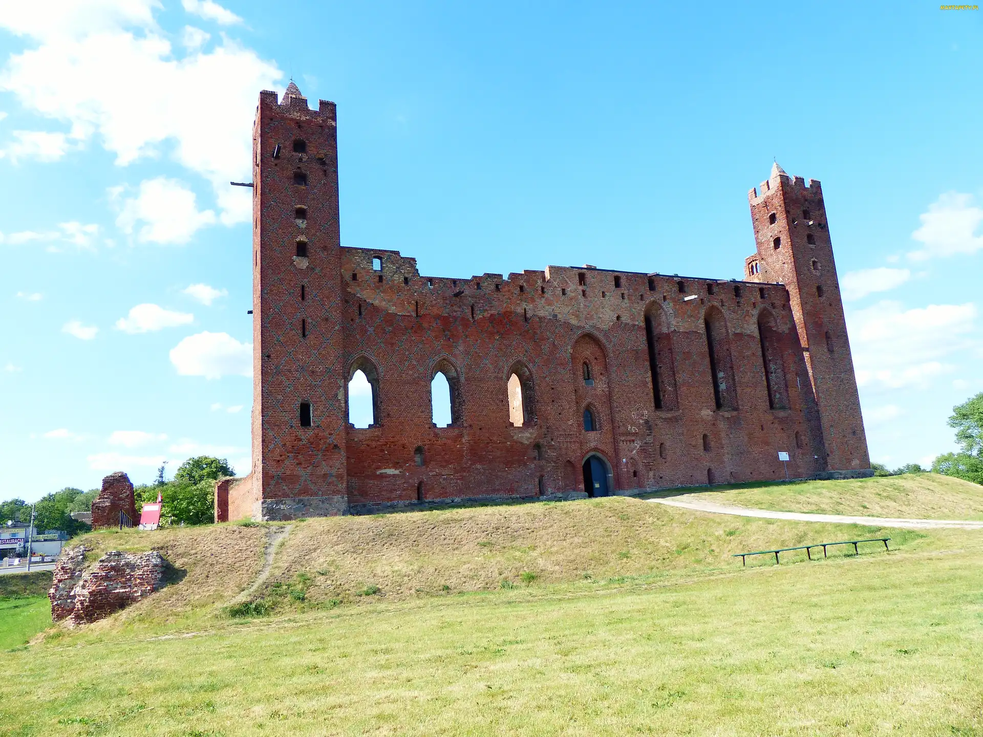 Zamek, Radzyń, Budowle