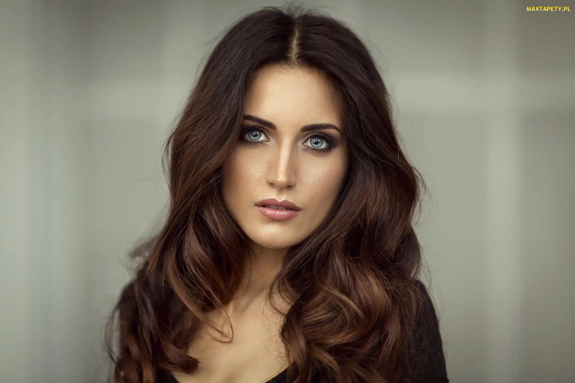 Brunetka, Twarz, Kobieta
