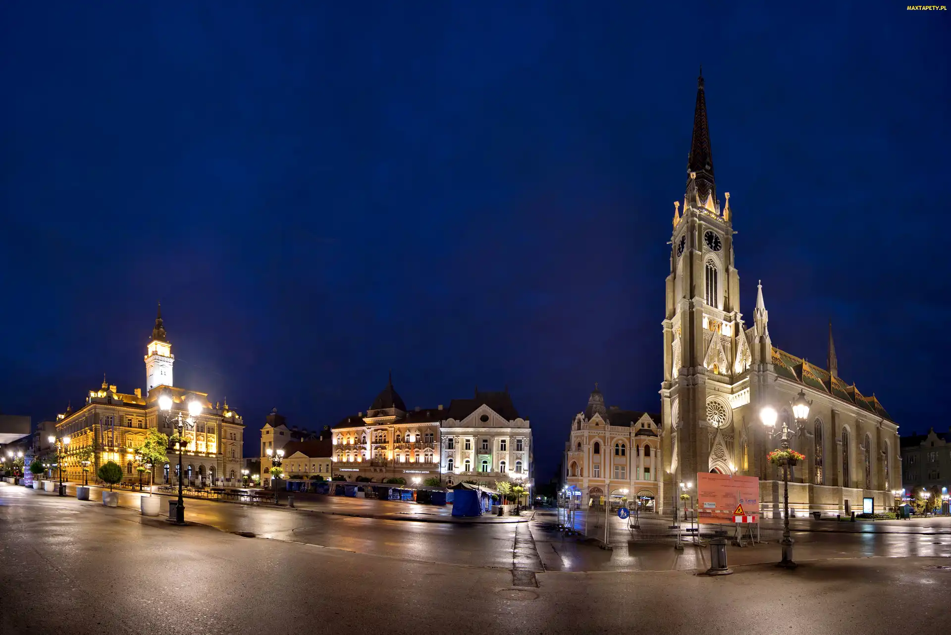 Novi Sad, Noc, Europa, Dom, Serbia