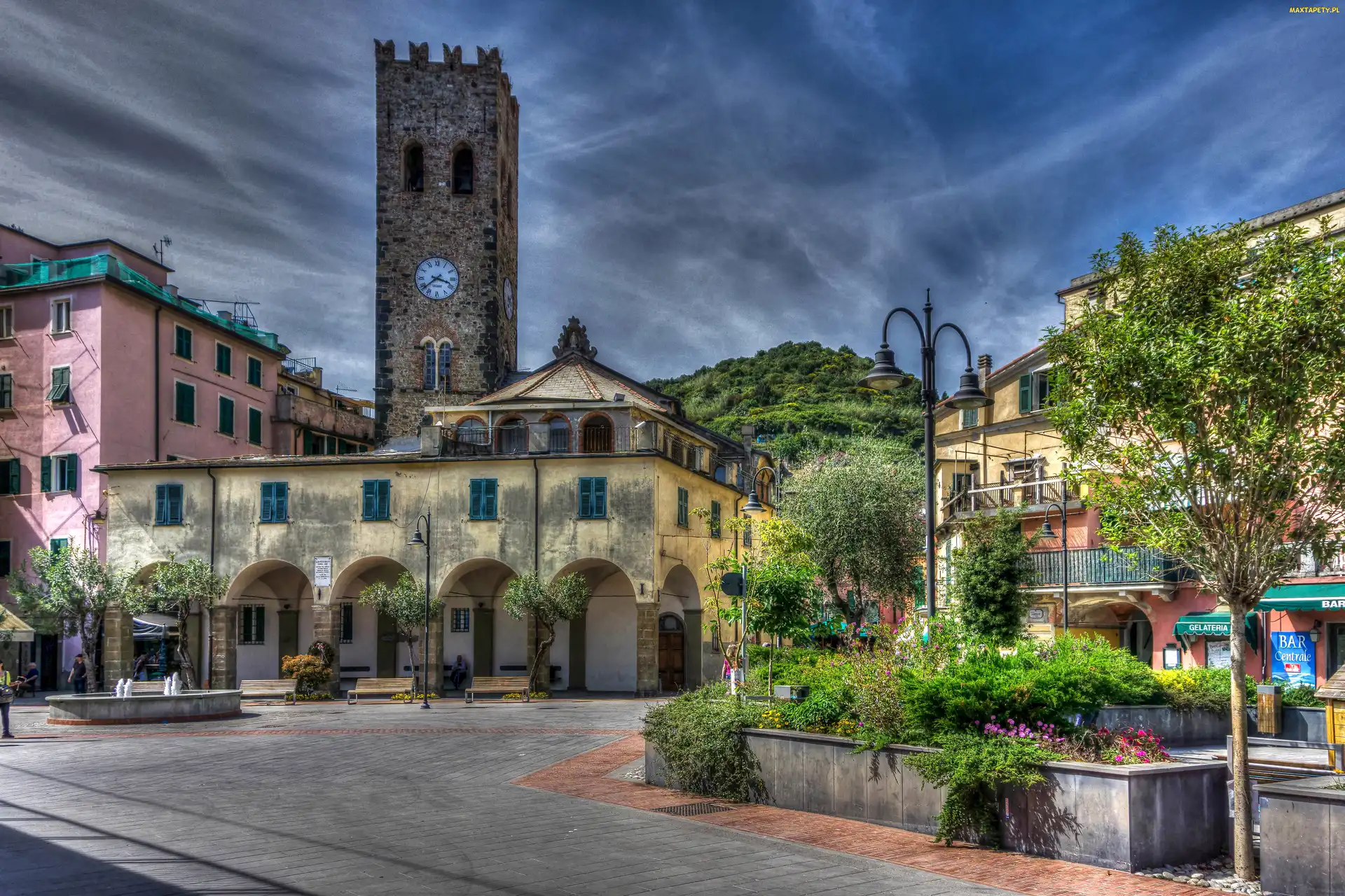 Dom, HDR, Monterosso, Włochy