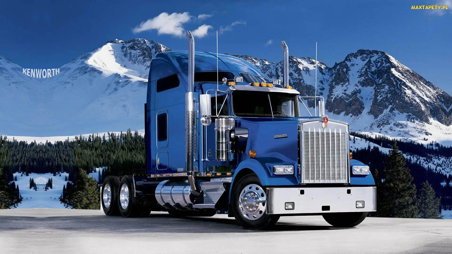 Góry, Śnieg, Kenworth