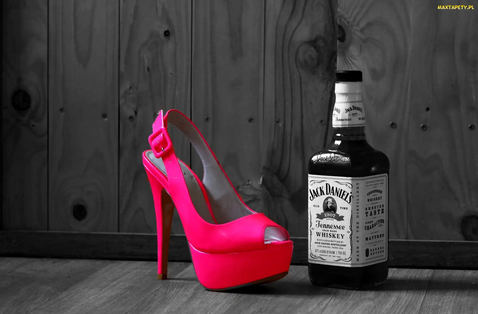 Szpilka, Jack Daniels, Butelka, Whisky