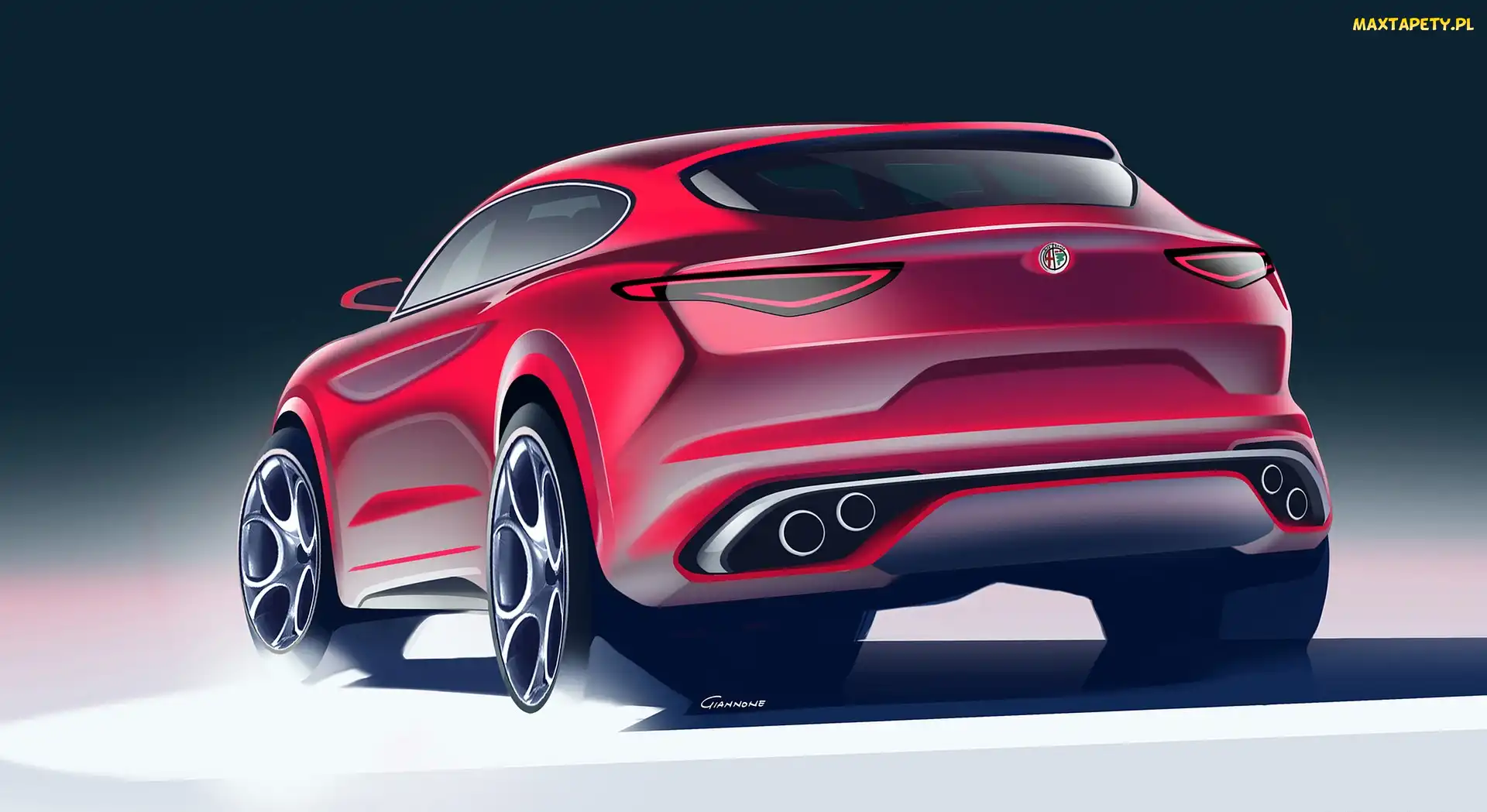 Alfa Romeo, Stelvio, Grafika