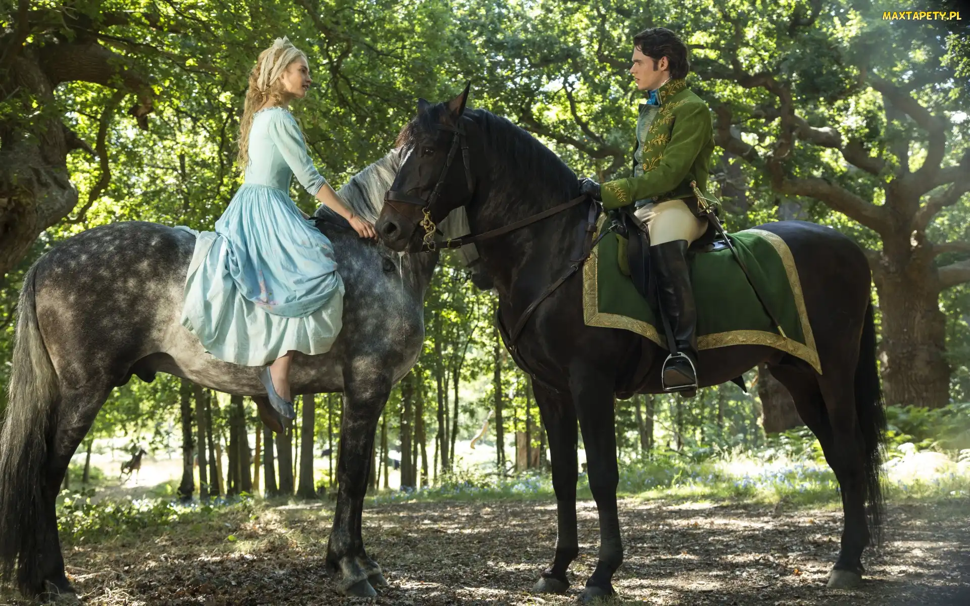 Kopciuszek, Film, Lily James, Aktorka, Richard Madden, Konie
