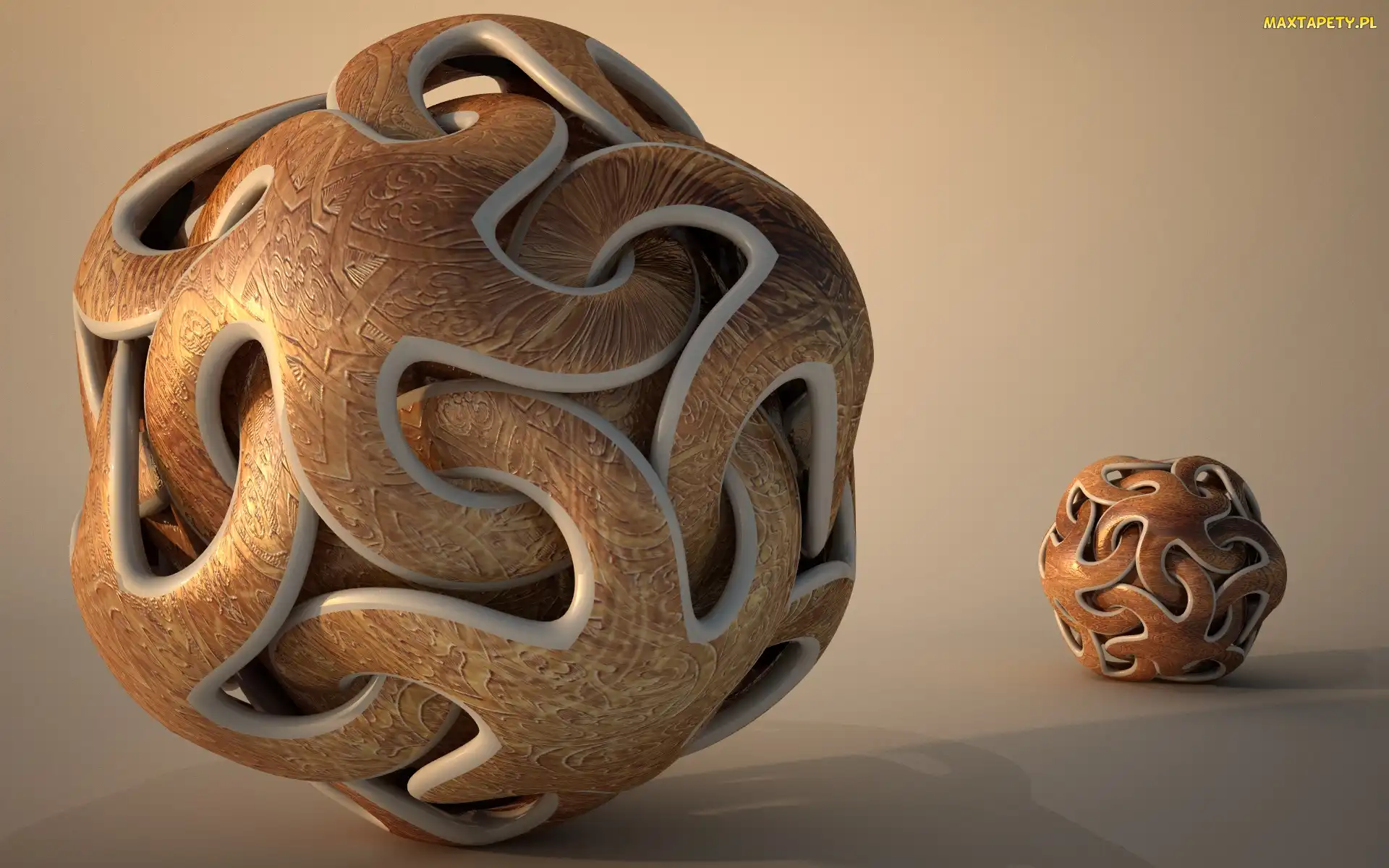 Kule, Plecione, Grafika 3D, Wektorowa