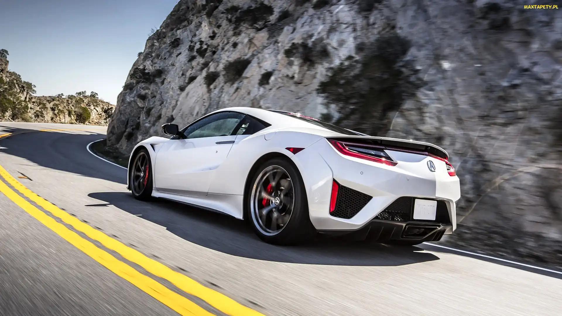 Droga, Skały, Acura NSX