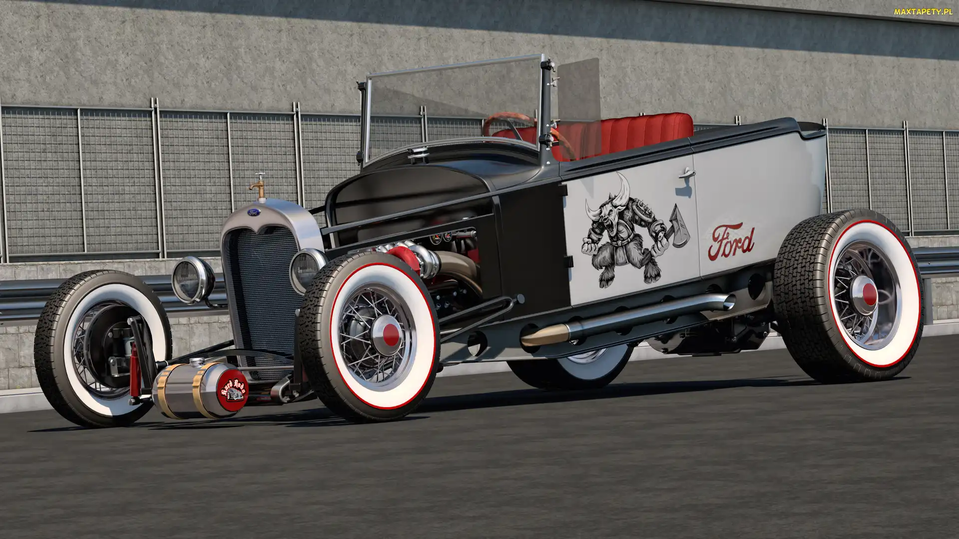 Hot Rod, 1930, Zabytkowy, Ford Model A