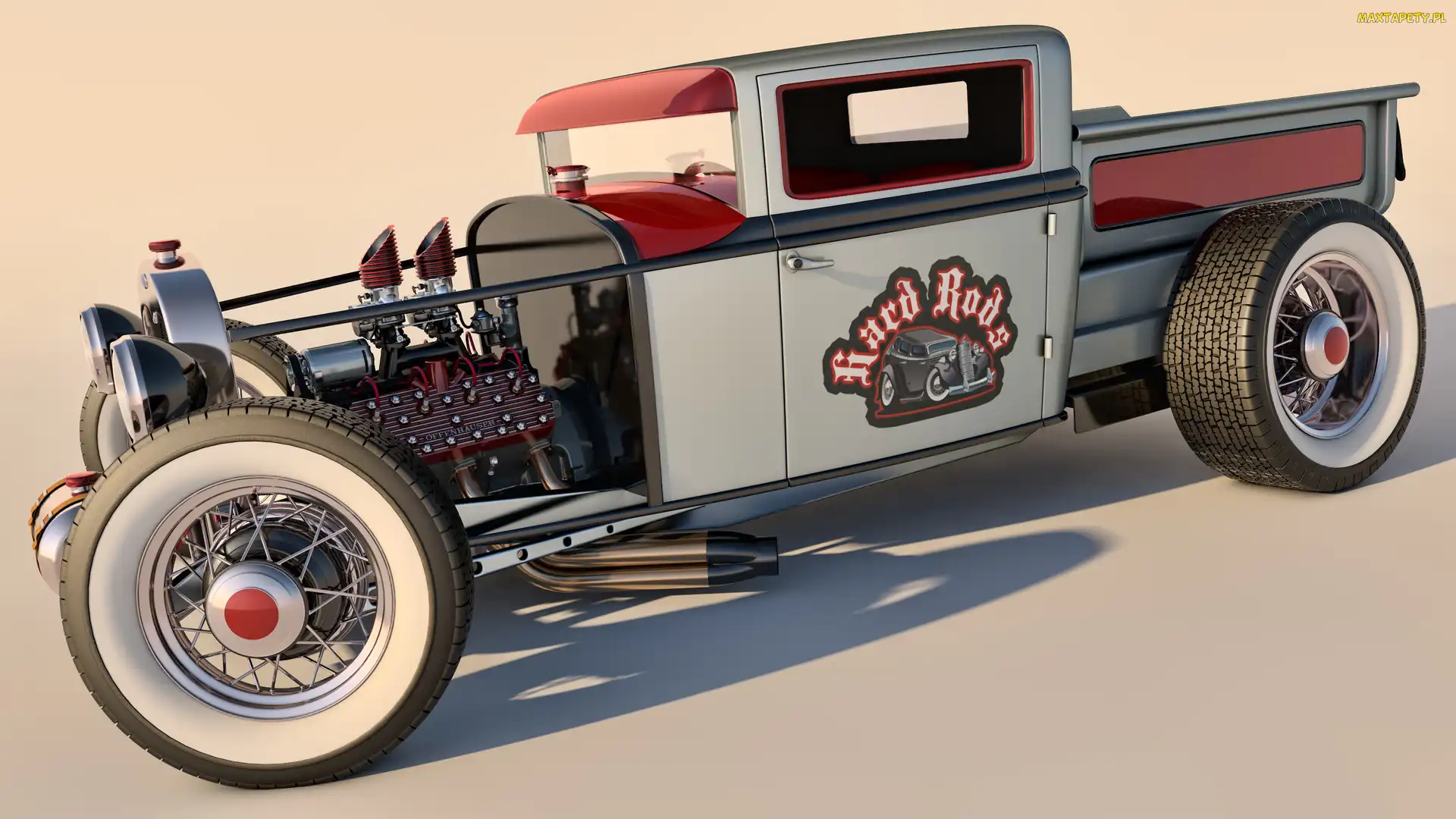 Hot Rod, 1930, Zabytkowy, Ford Model A Pickup