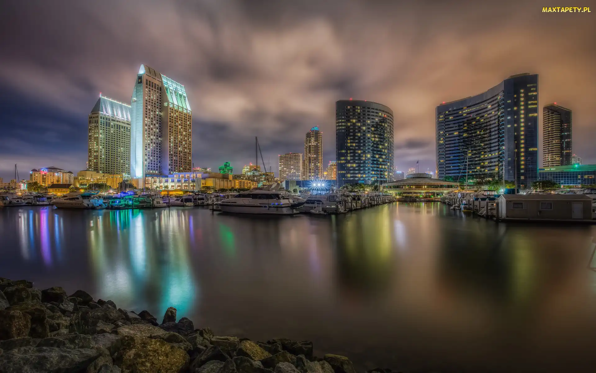 Port, Drapacze chmur, Kalifornia, San Diego