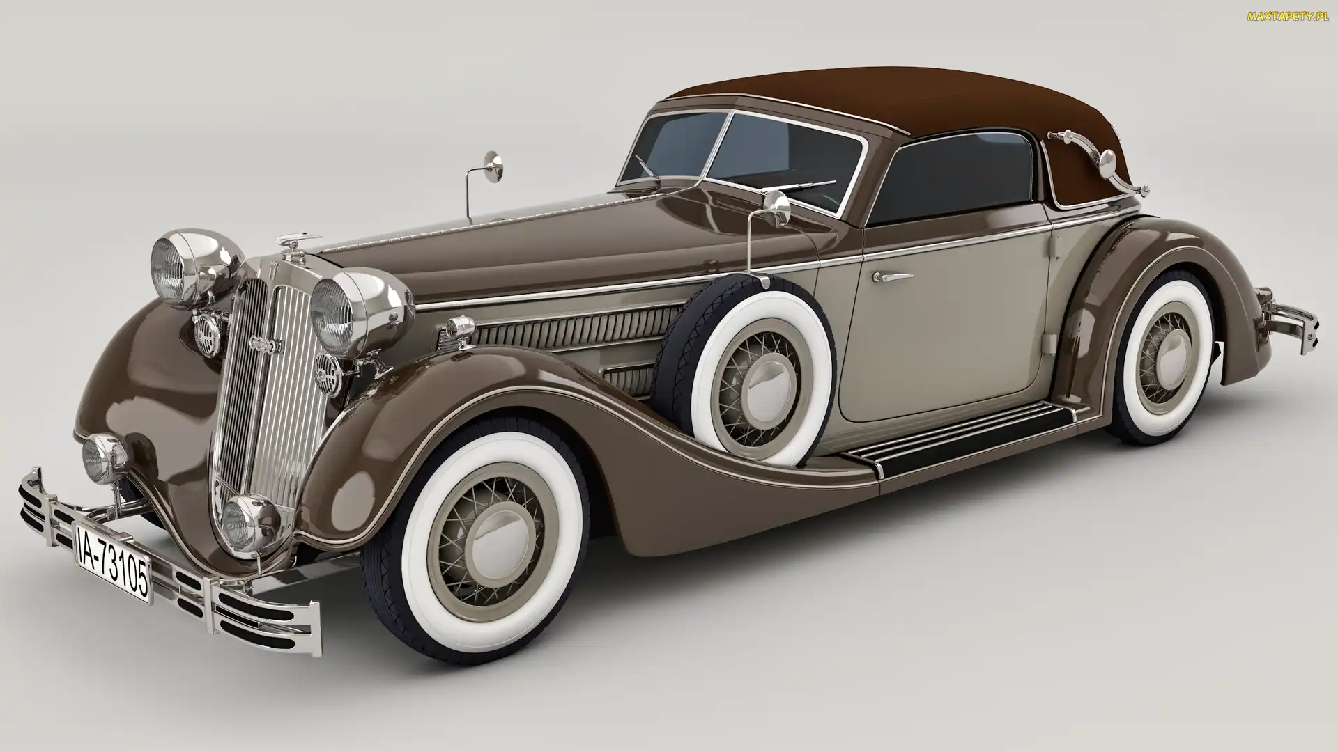 Zabytkowy, 1937, Horch 853A Sport Cabrio