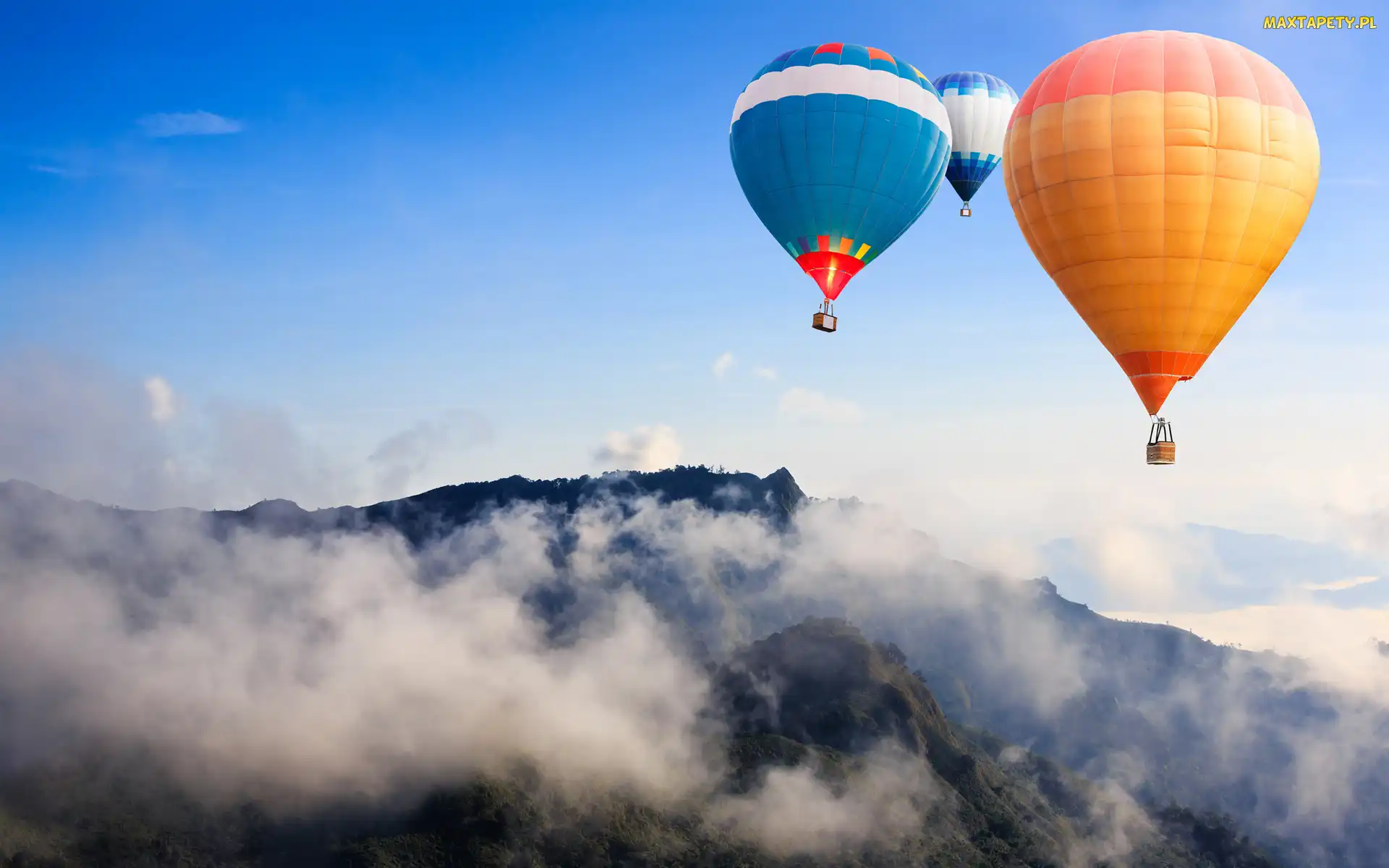 Góry, Mgła, Balony