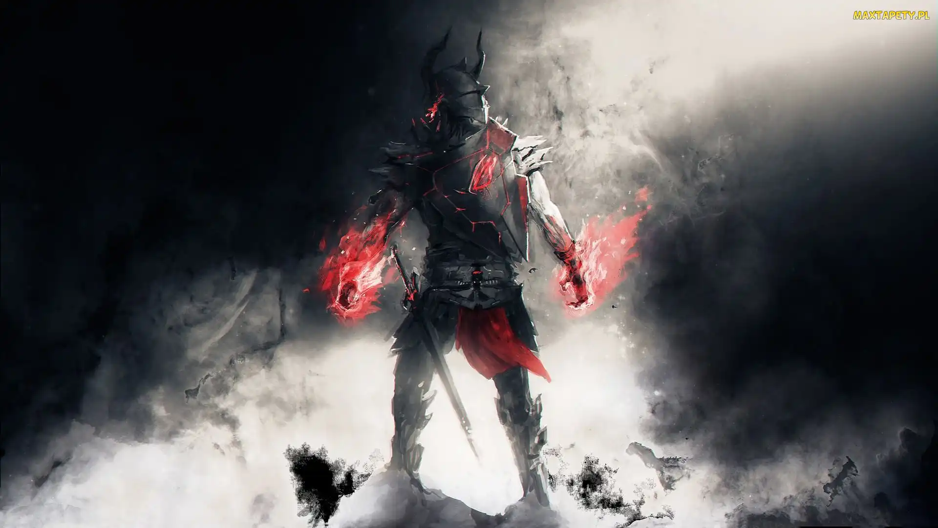 Lords of the Fallen, Płomienie, Rycerz, Wojownik, Gra