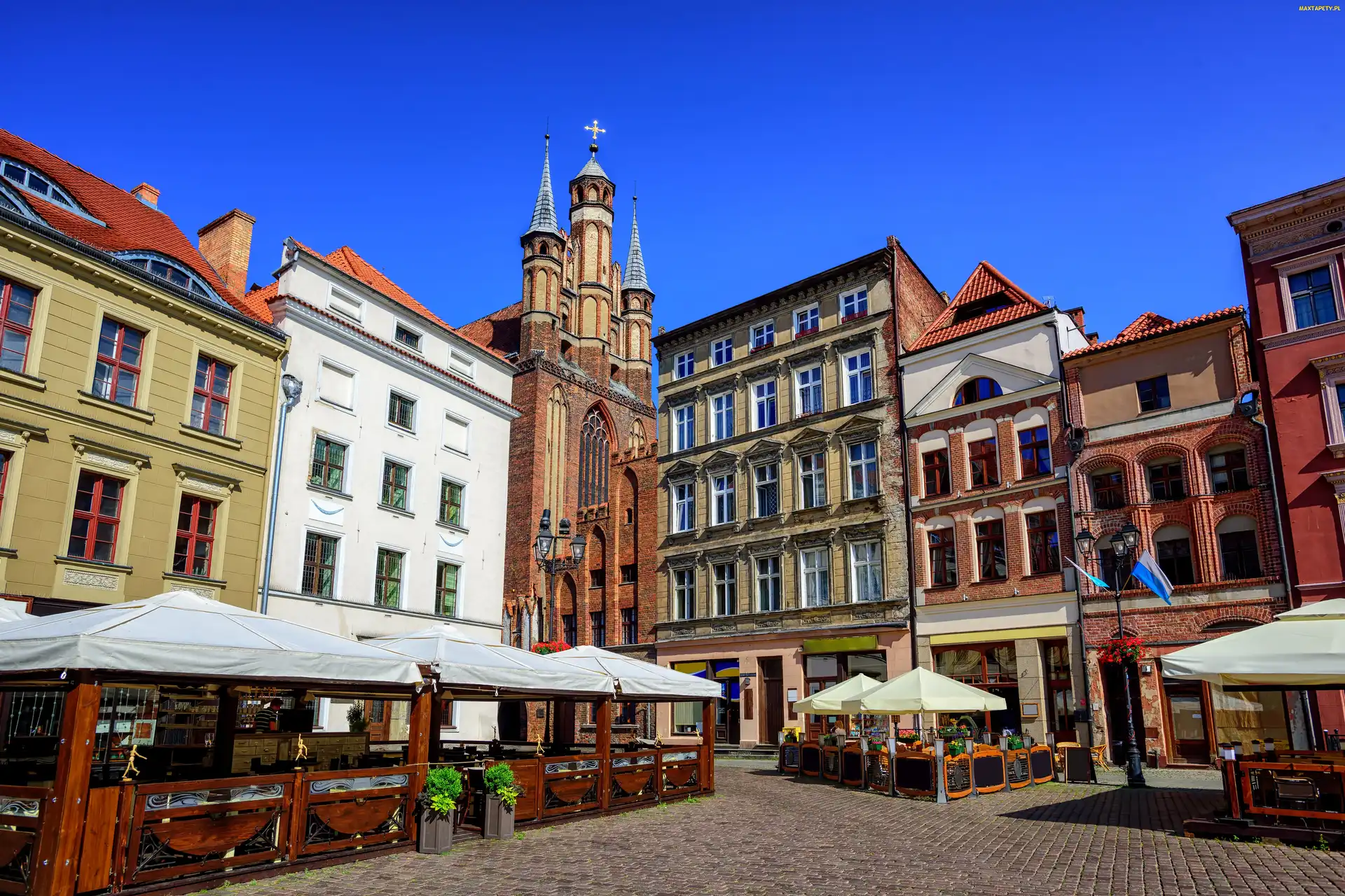 Polska, Ryneczek, Kamienice, Toruń