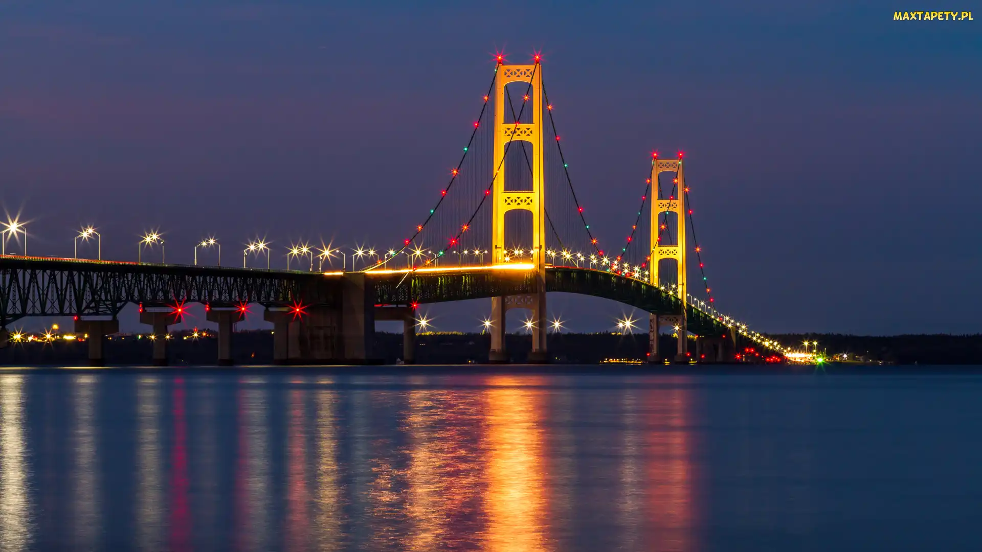 Cieśnina Mackinac, Most Mackinac, Stany Zjednoczone, Stan Michigan