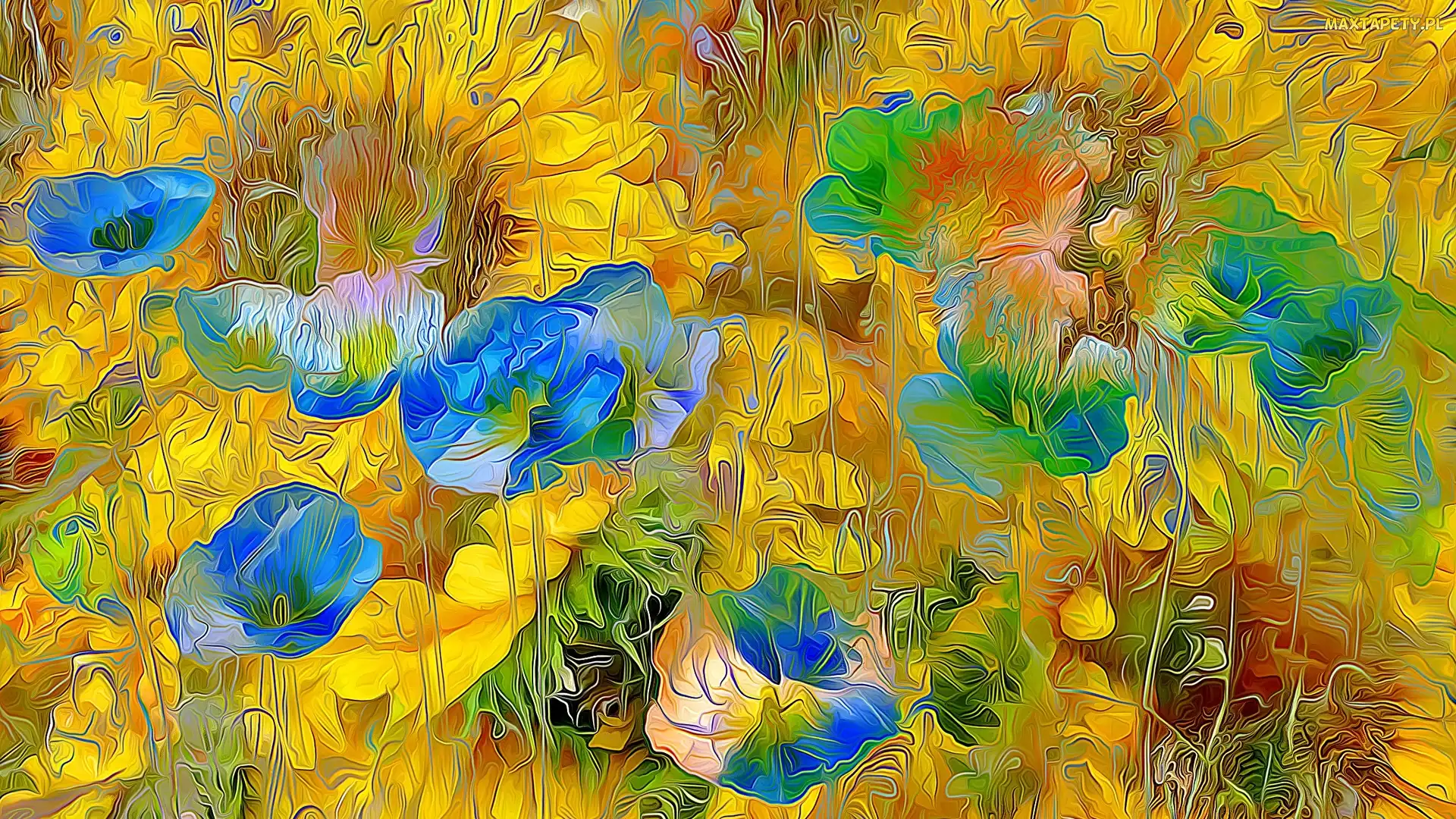Grafika, Fractalius, Kwiaty