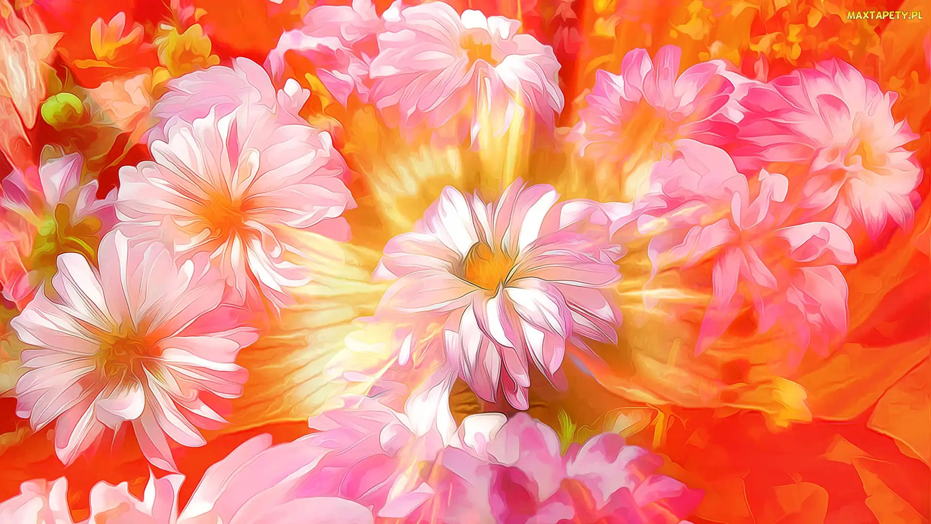 Grafika, Fractalius, Kwiaty