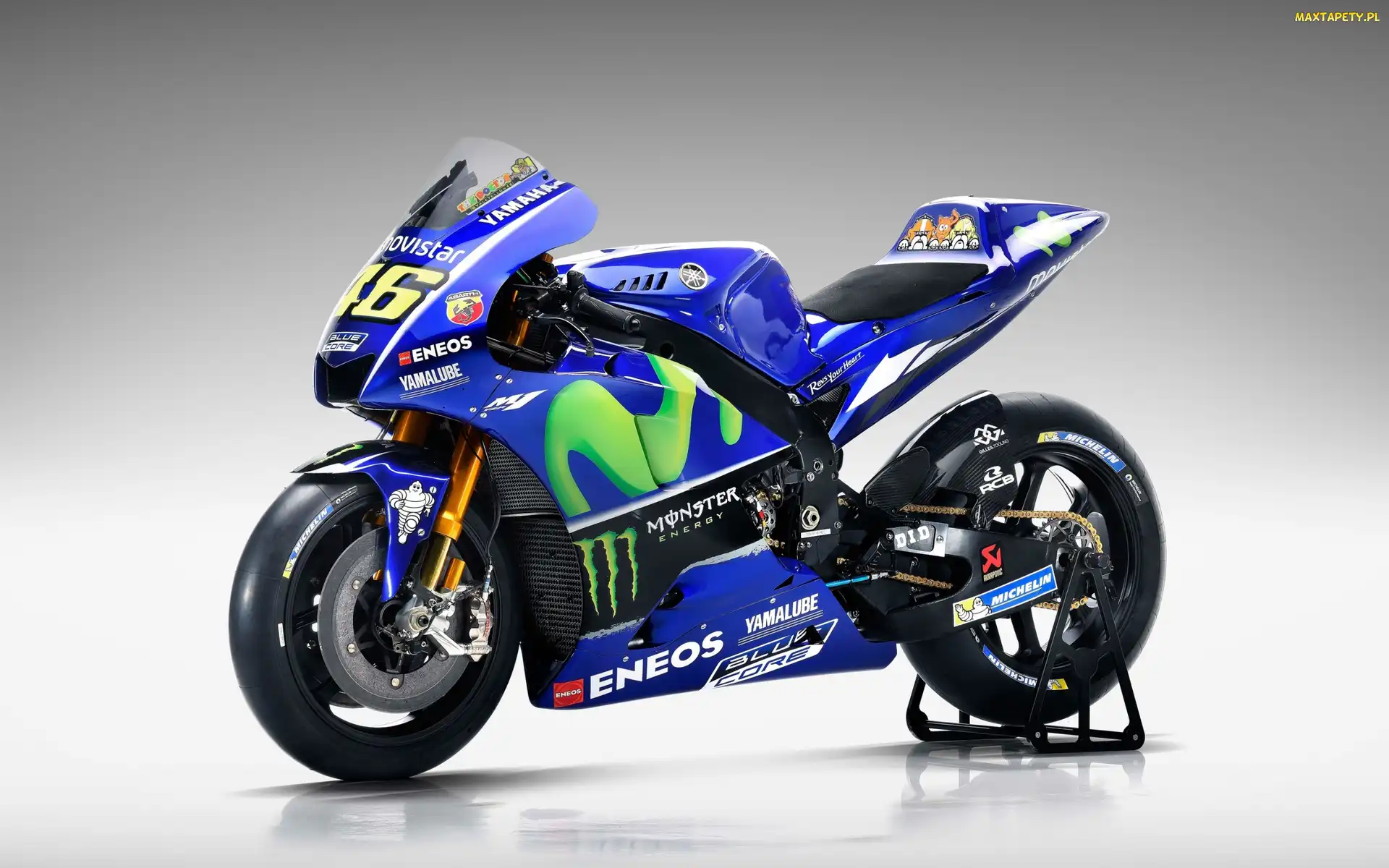 Movistar, Reklama, Motocykl Yamaha YZR-M1, 2017