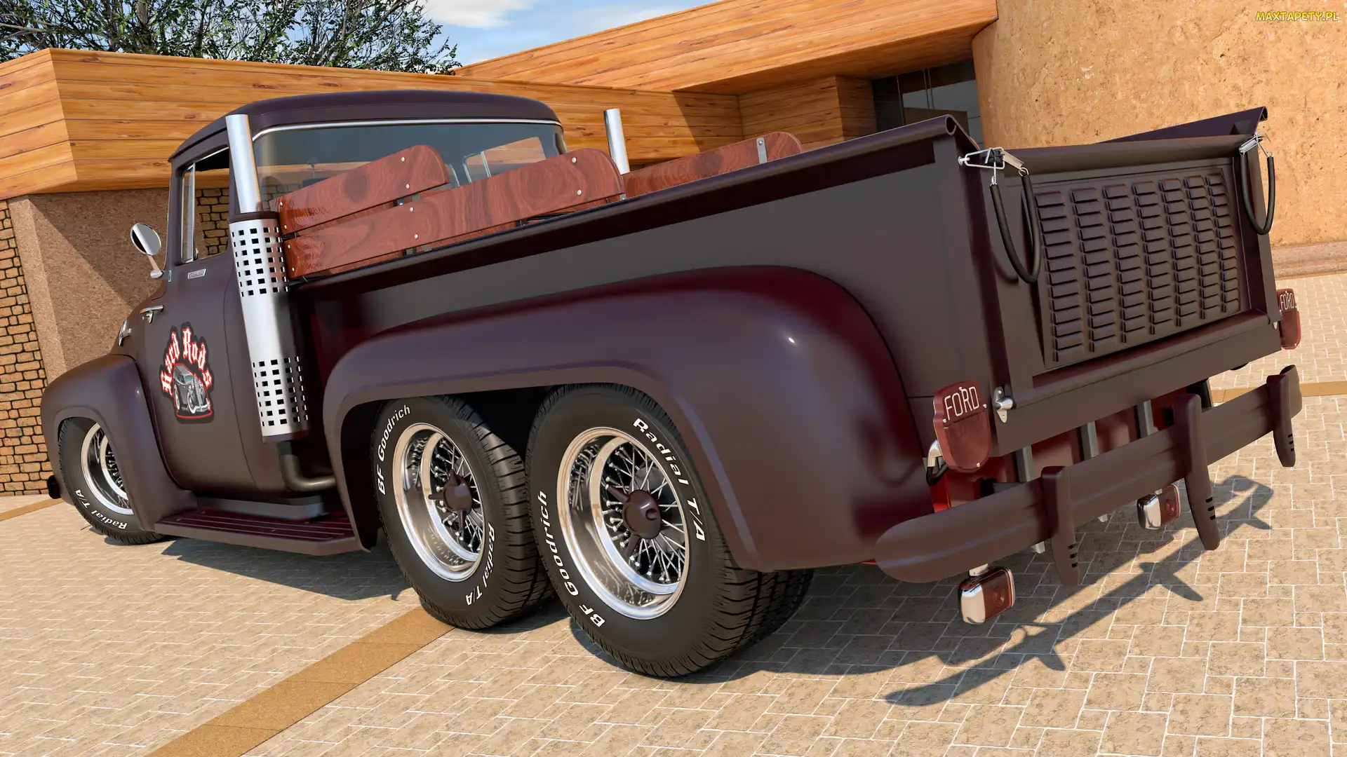 Ford F100, 1956, Zabytkowy
