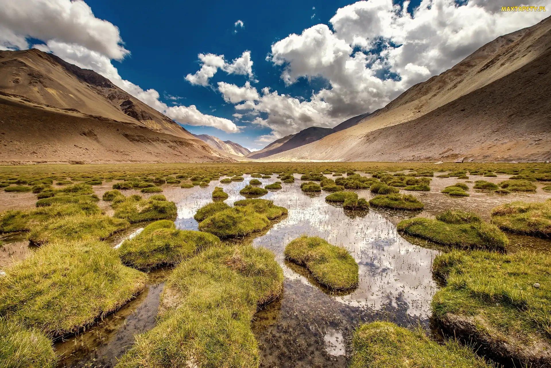 Wyżyna Tybetańska, Rzeka, Góry, Karaina Ladakh, Indie