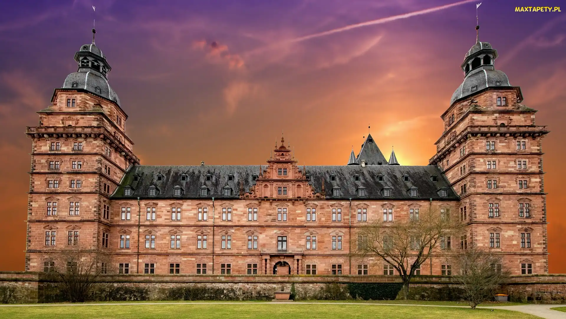 Zamek Johannisburg, Aschaffenburg, Niemcy, Bawaria