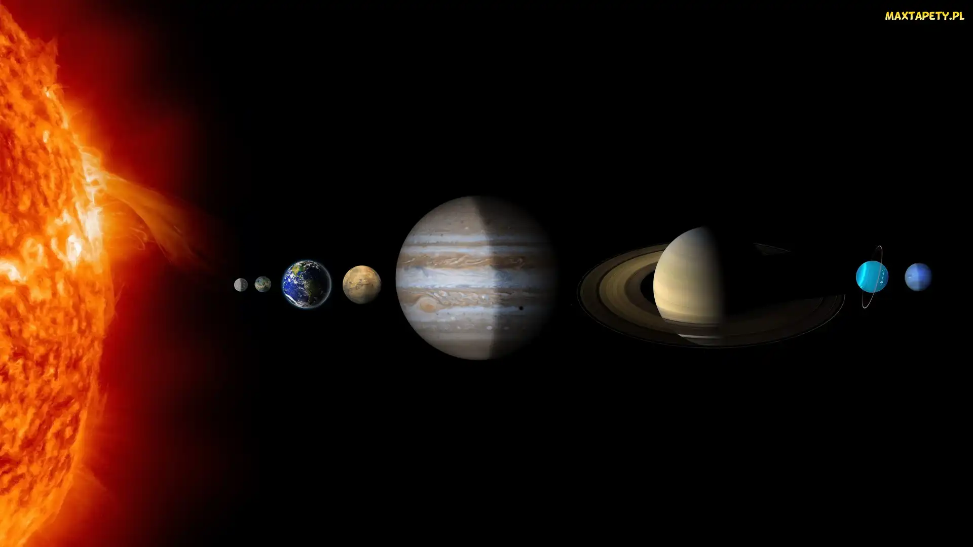 Gwiazda, Uran, Neptun, Układ słoneczny, Słońce, Merkury, Ziemia, Planety, Mars, Jowisz, Wenus, Saturn