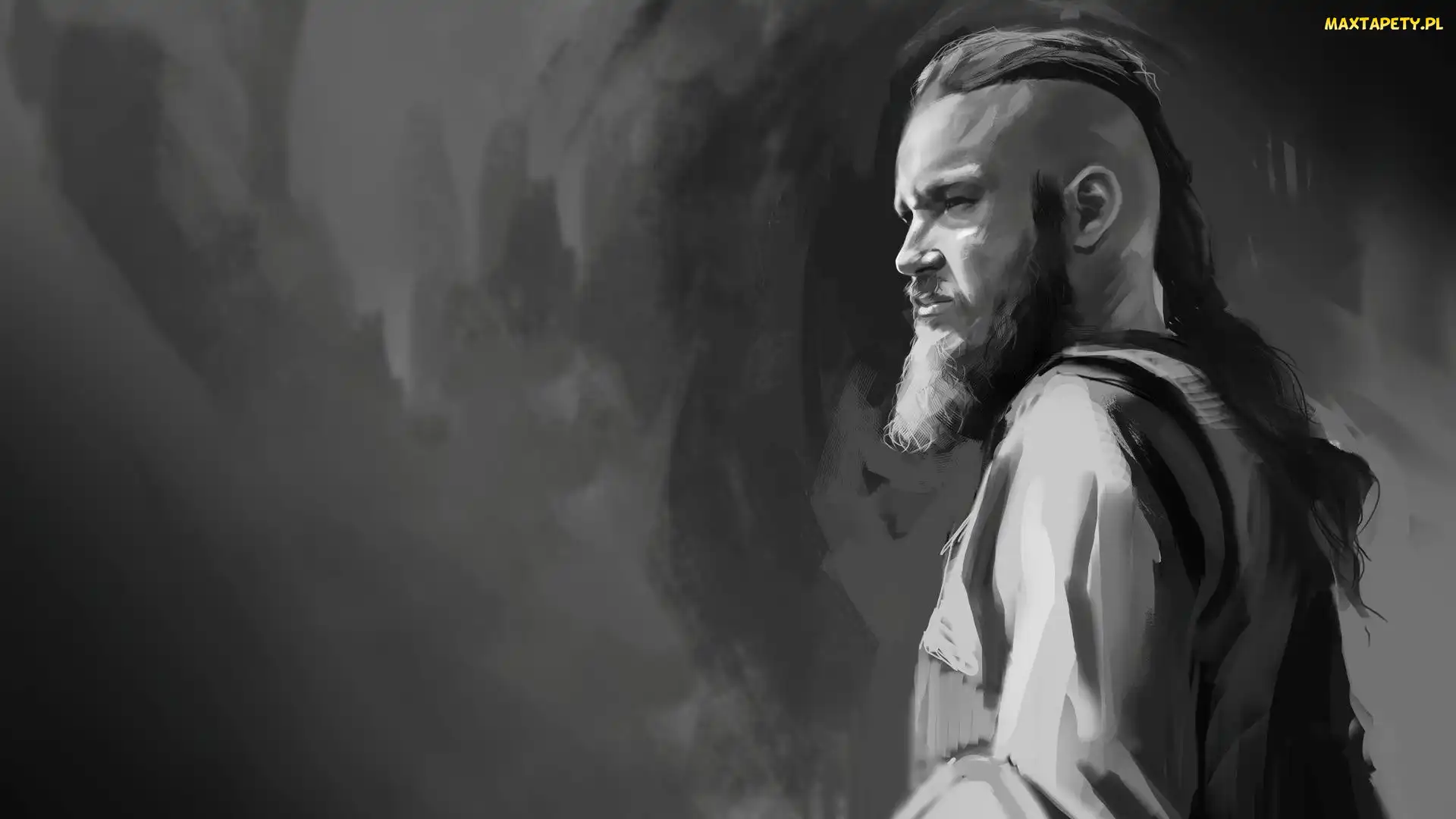 Ragnar Lodbrok, Wikingowie, Travis Fimmel, Paintography, Film, Vikings