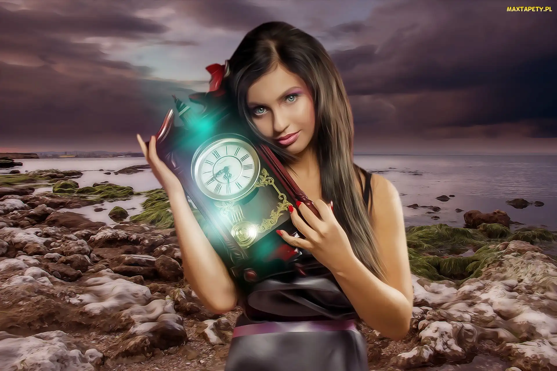 Dziewczyna, Fractalius, Zegar