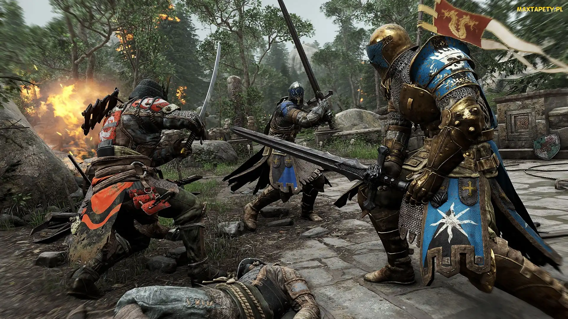 Gra, Samuraj, Walka, Rycerze, For Honor