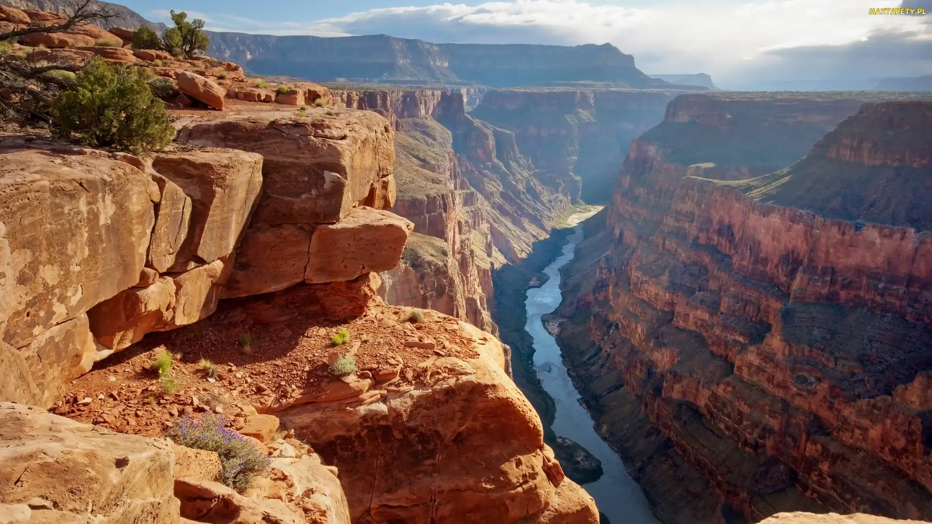 Punkt widokowy Toroweap Overlook, Rzeka Kolorado, Stan Arizona, Stany Zjednoczone, Park Narodowy Wielkiego Kanionu, Kanion