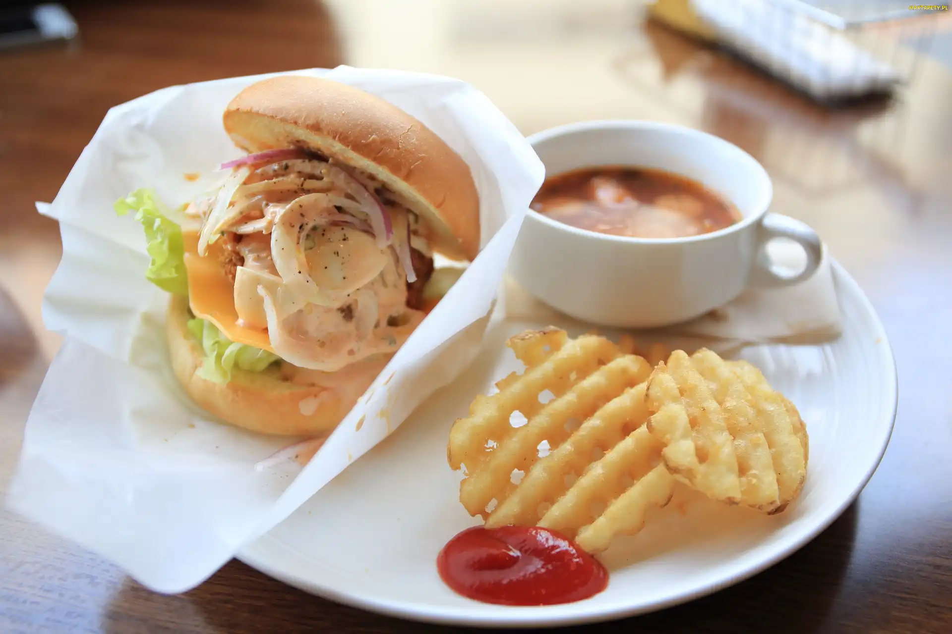 Zupa, Hamburger