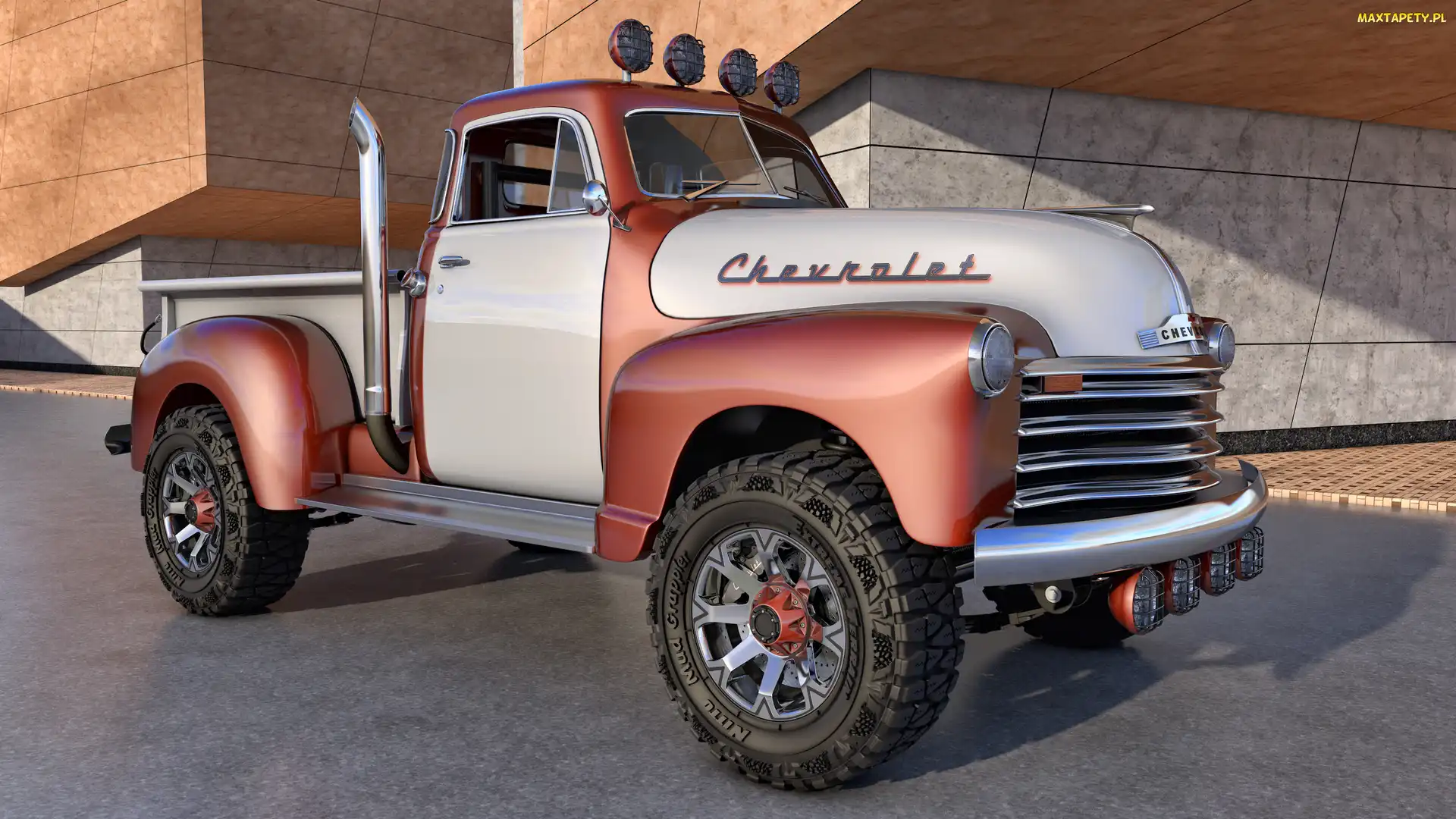 Zabytkowy, 1951, Chevrolet Pickup 4x4