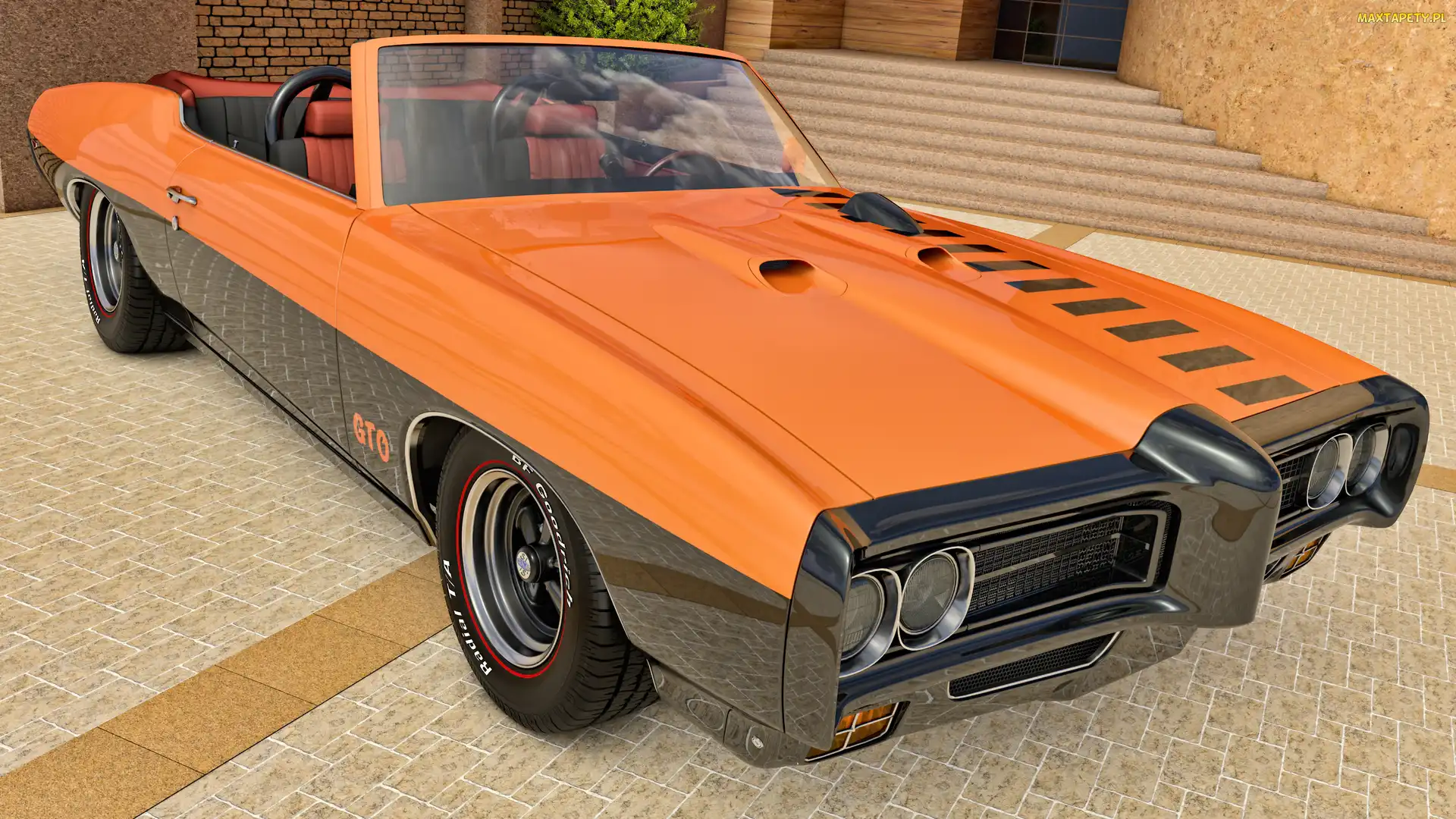 Zabytkowy, 1969, Pontiac GTO Convertible