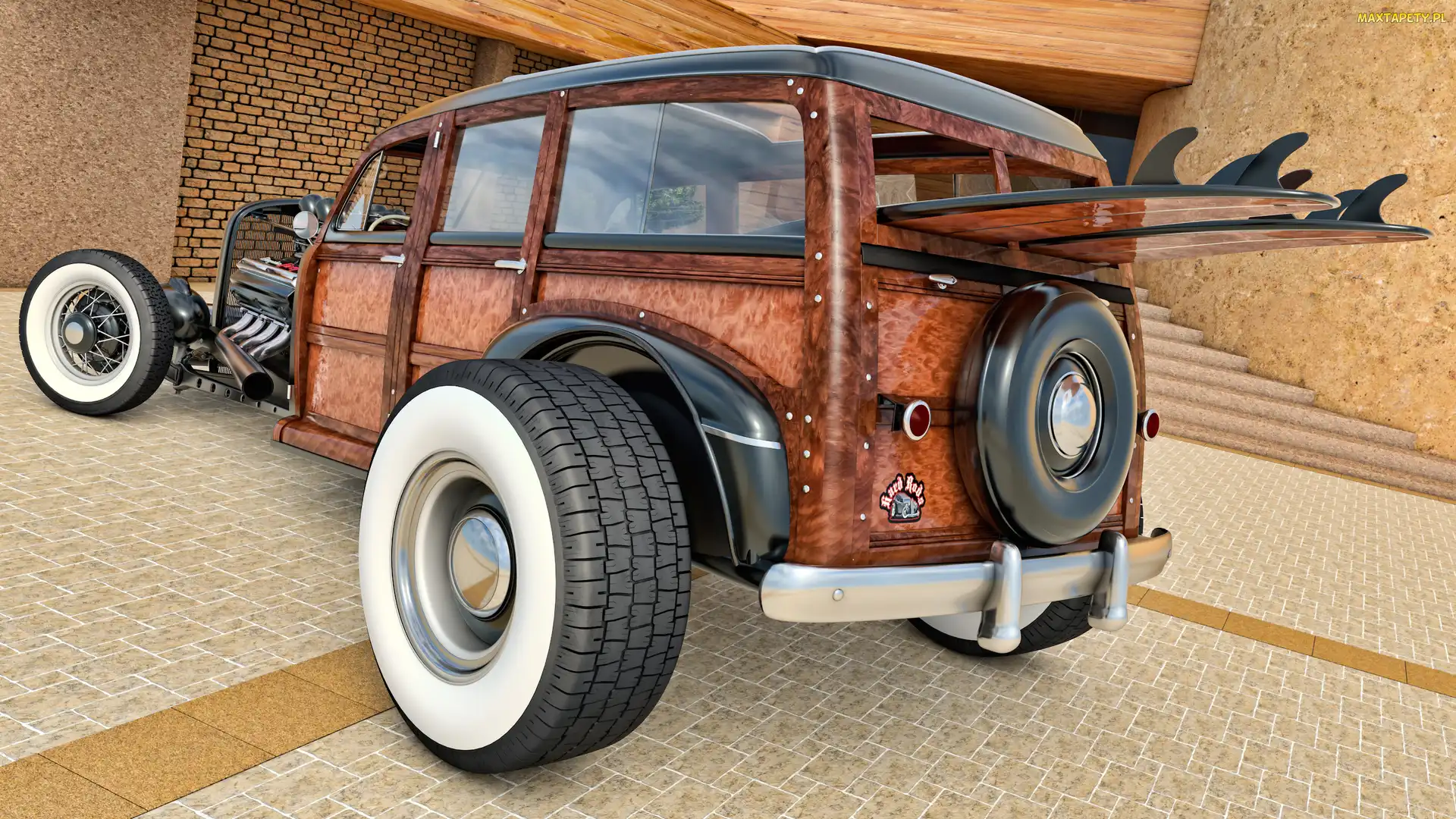 Ford Woody Rod, 1948, Zabytkowy
