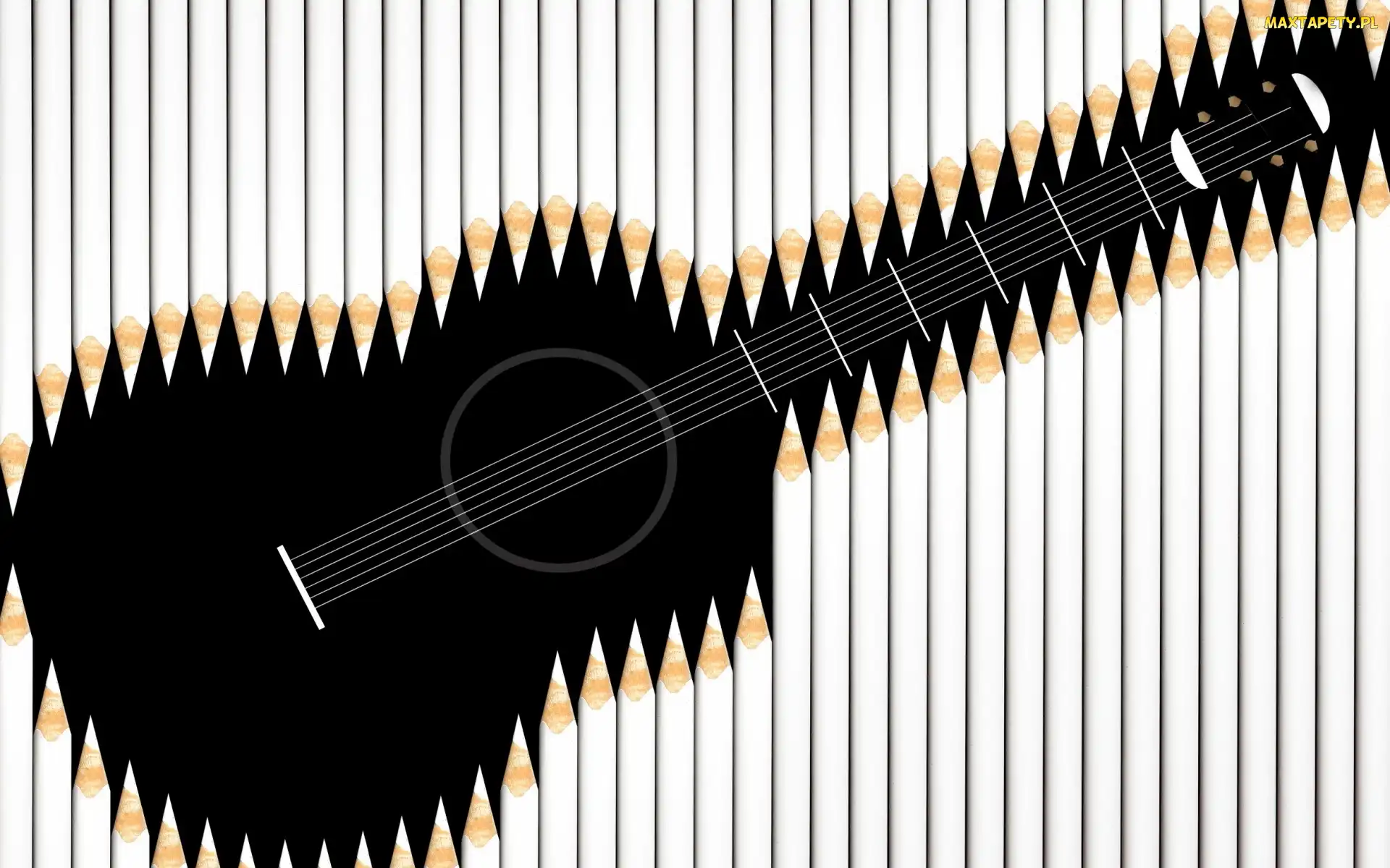 Kredki, Grafika 2D, Gitara