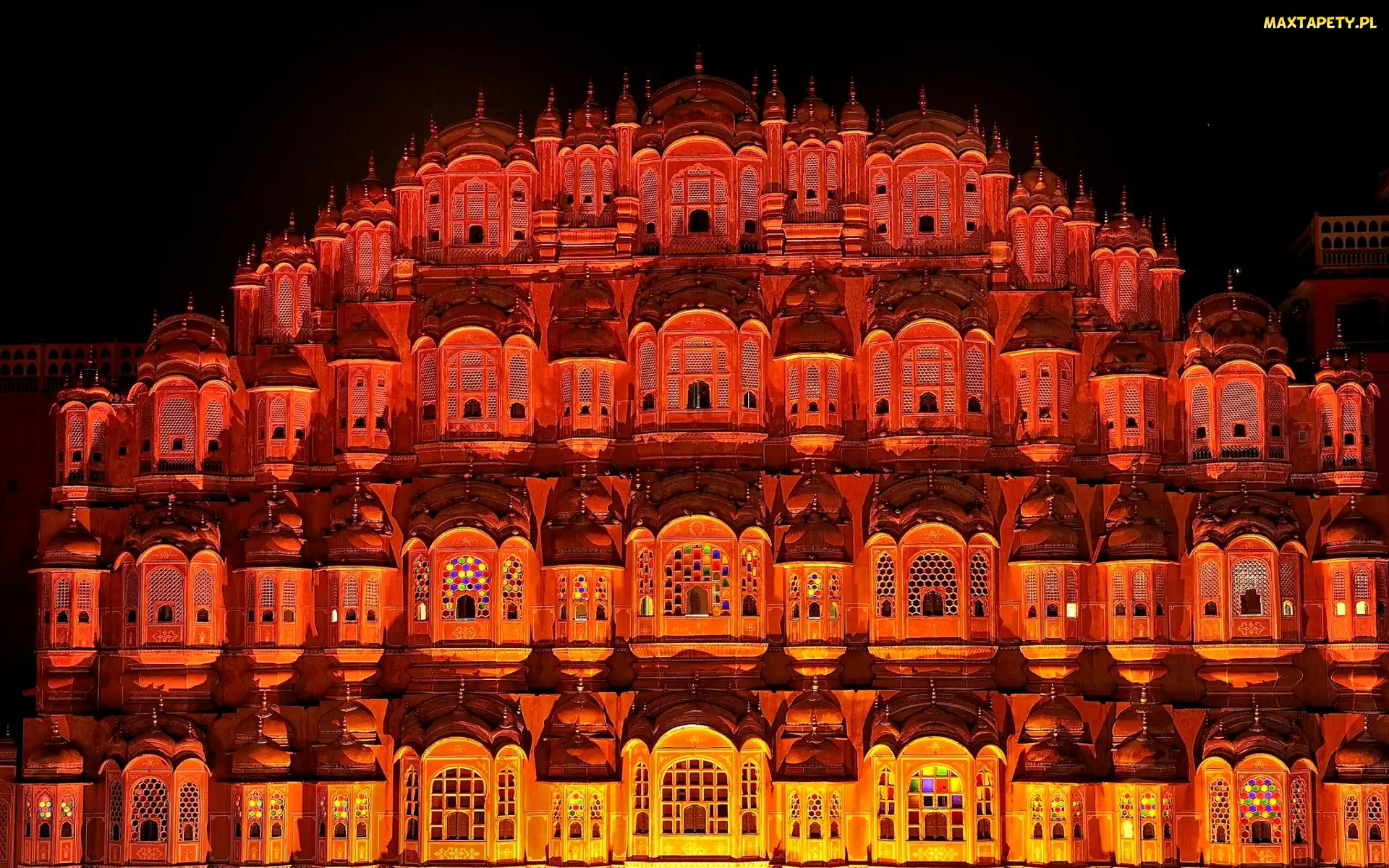 Pałac Wiatrów, Hawa Mahal, Indie, Jaipur