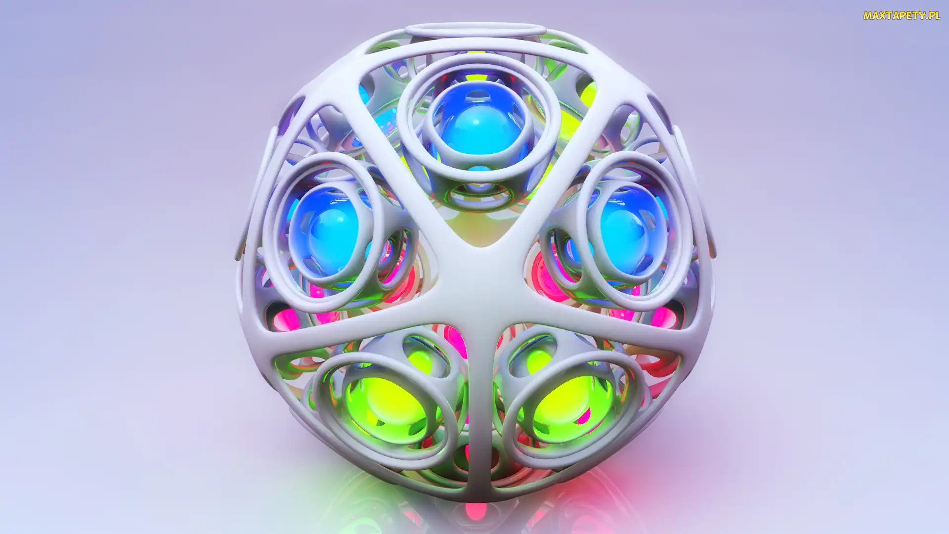 Grafika 3D, Kula, Kolorowa